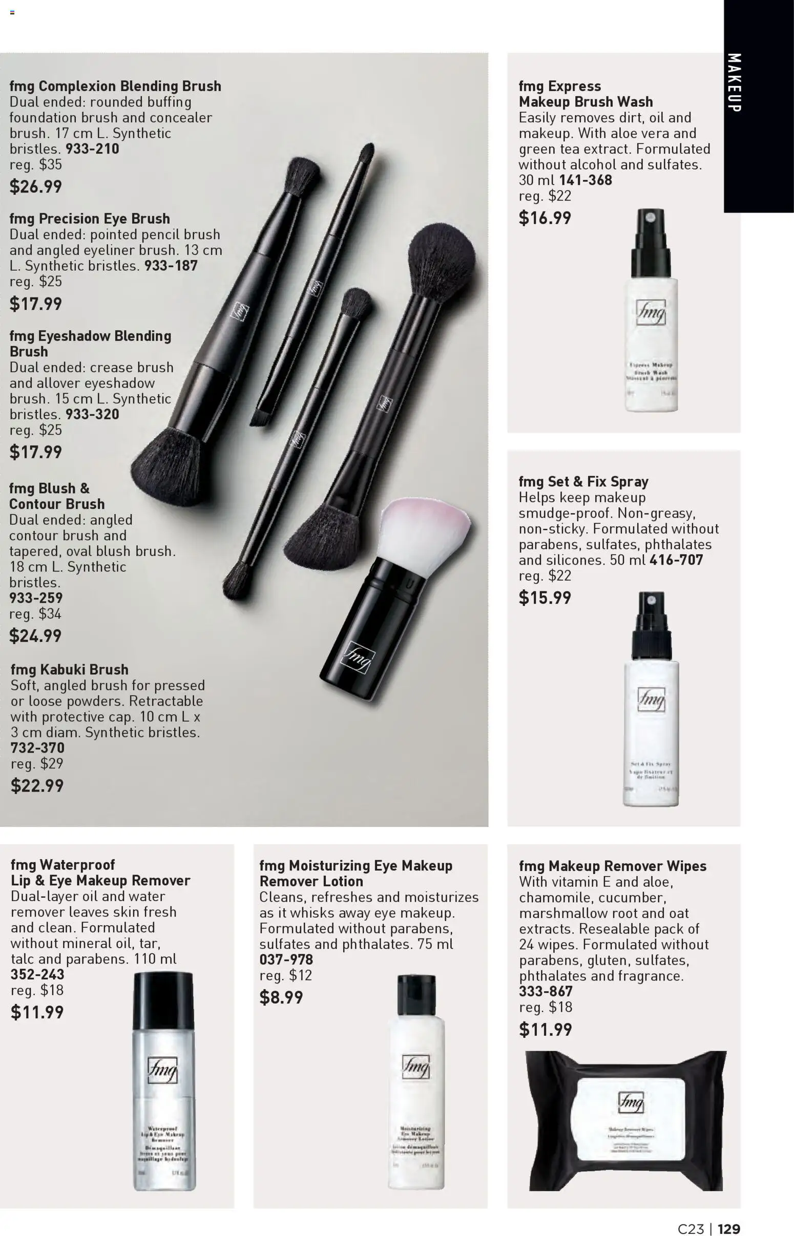 Avon flyer valid from 06.11.2025 | Page: 129 | Products: Tea, Brush, Makeup remover, Oil