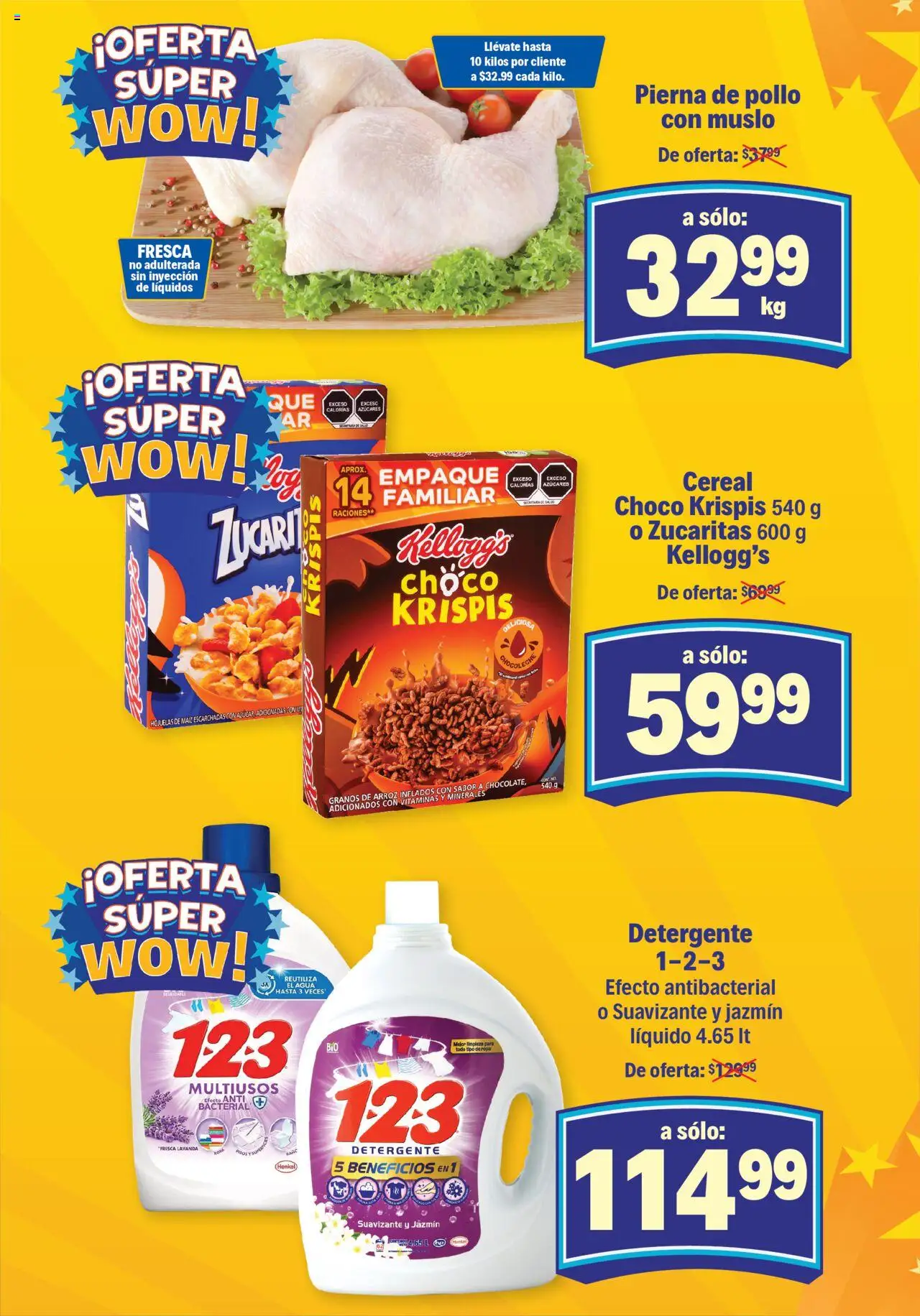 Nuevas ofertas de S-Mart válidas en toda la República Mexicana desde el 23.09.2025. ¡Encuentra las mejores ofertas en S-Mart - Folleto de Feria - Monterrey! | Página: 1 | Productos: Pollo, Agua, Suavizante, Hojuelas