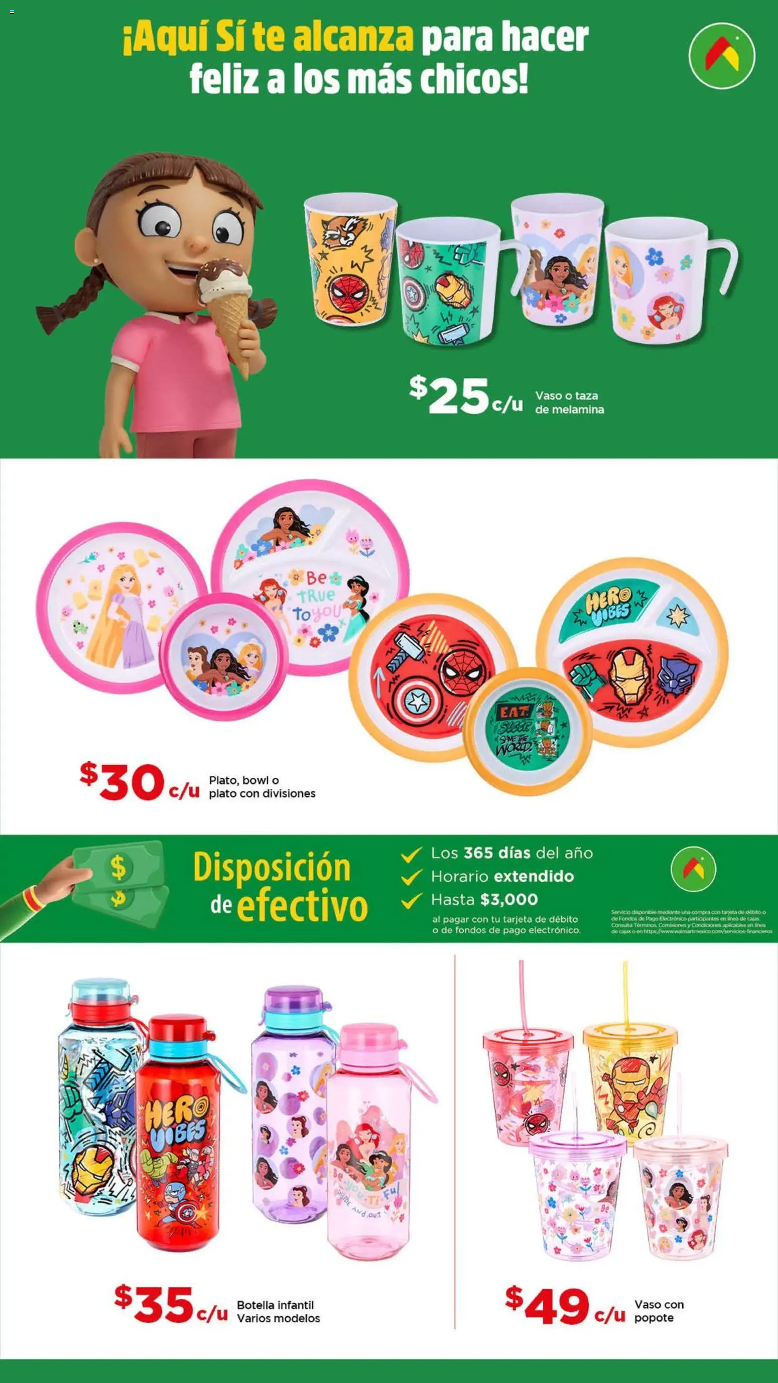 Nuevas ofertas de Bodega Aurrerá válidas en toda la República Mexicana desde el 10.04.2026. ¡Encuentra las mejores ofertas en Bodega Aurrerá folleto Sí te alcanza este Día del Niño! | Página: 5 | Productos: Taza, Botella, Bowl, Té