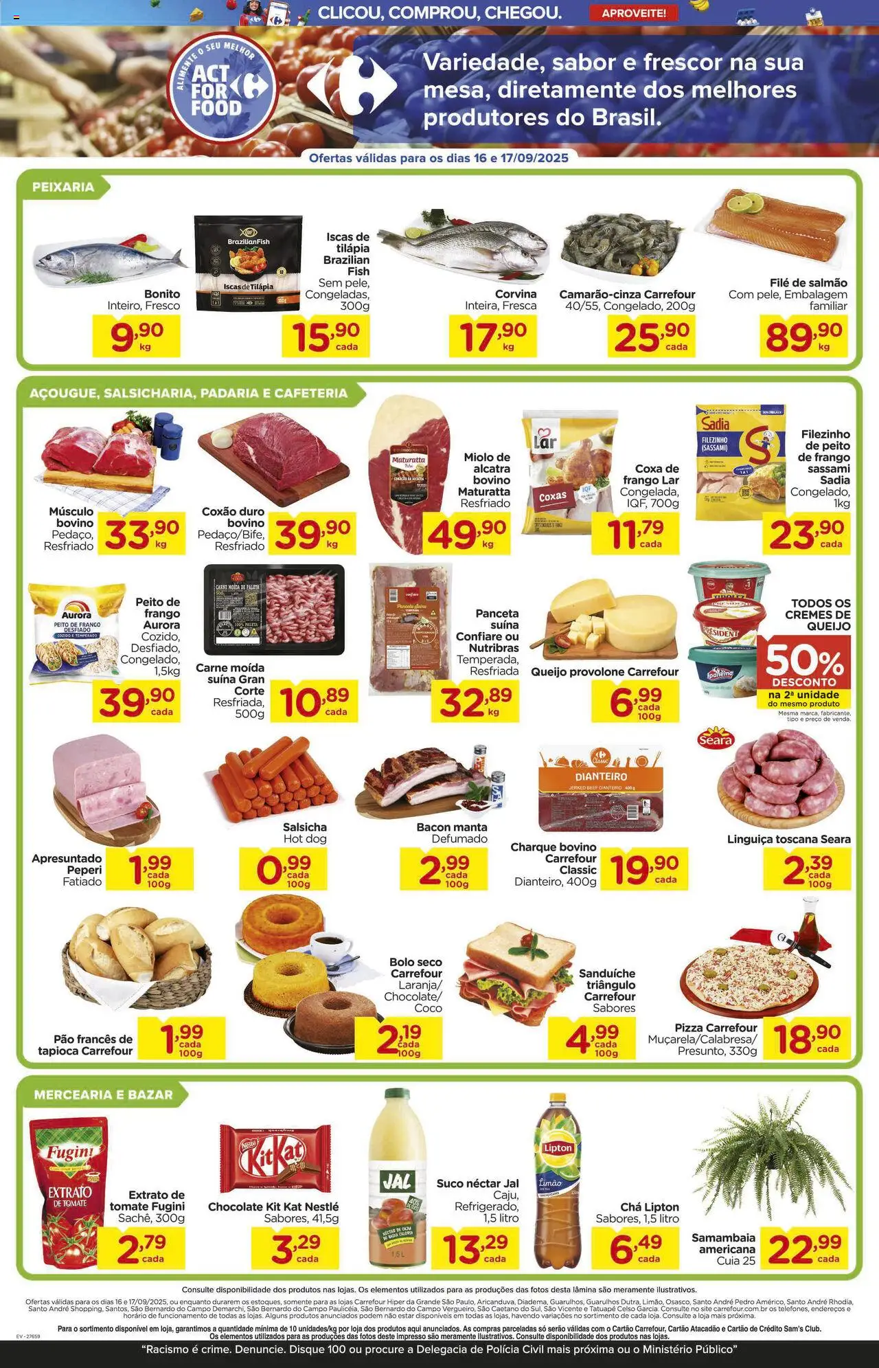 Carrefour Folheto - válido de 16.09.2025 | Página: 2 | Produtos: Coco, Tapioca, Carne, Bolo