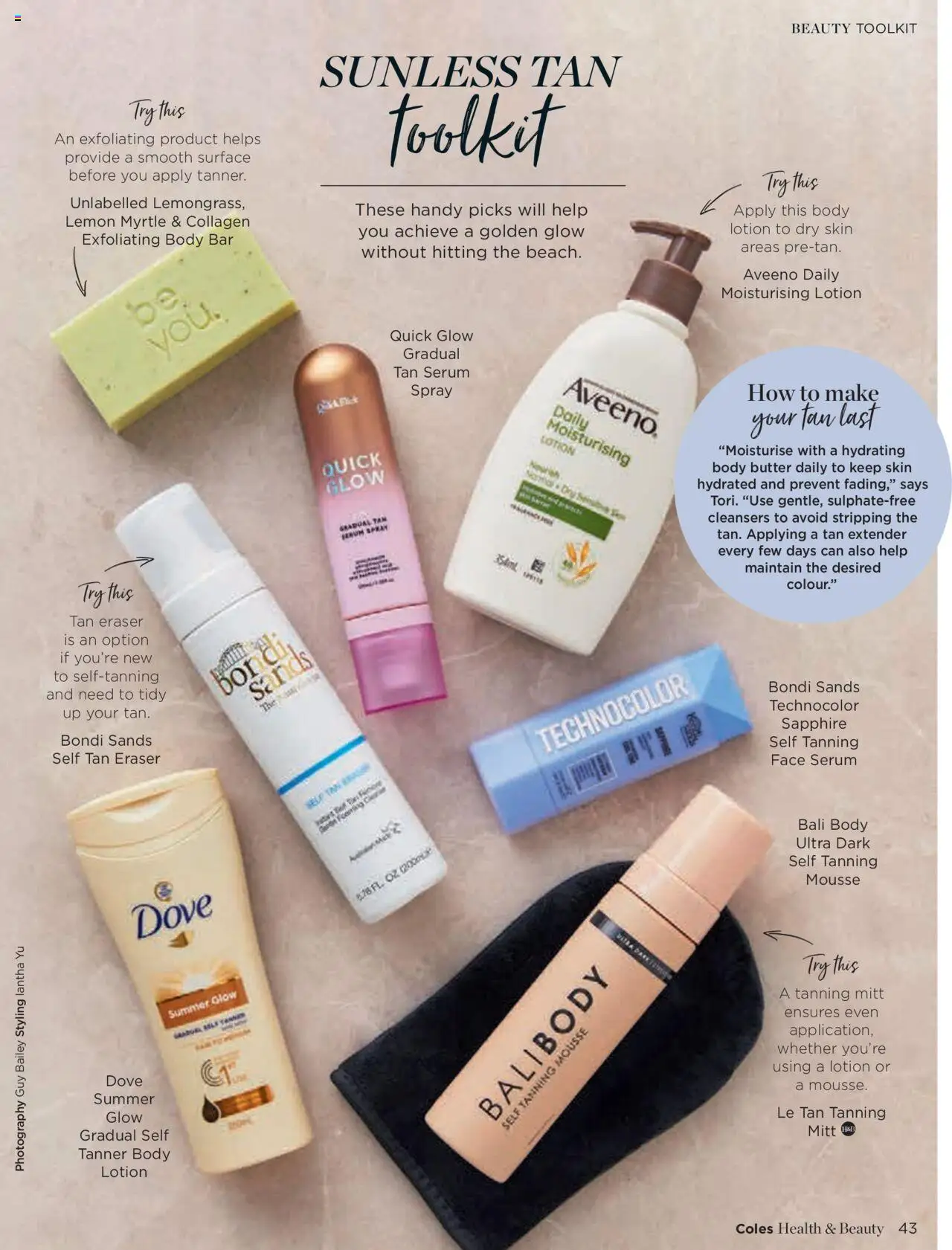 Coles catalogue - valid from 06.01.2025 | Page: 43 | Products: Lotion, Body butter, Lemon, Body lotion