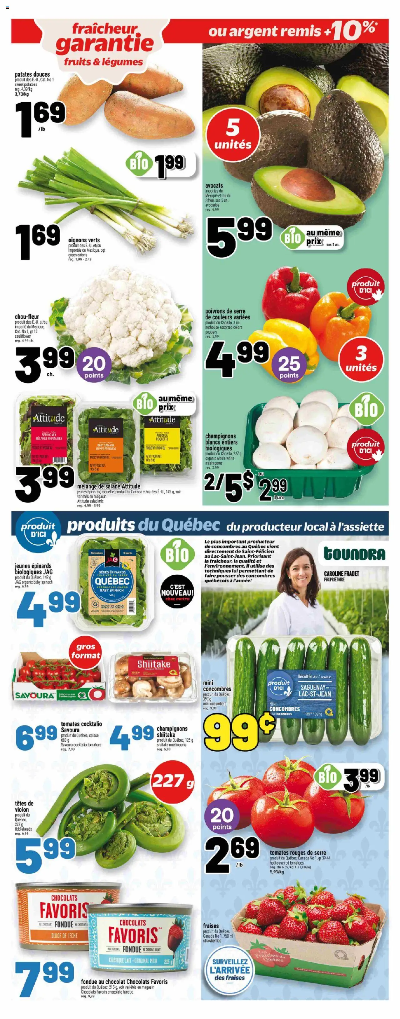 Metro flyer valid from 29.05.2025 | Page: 7 | Products: Cucumbers, Salad, Chocolate, Tomatoes