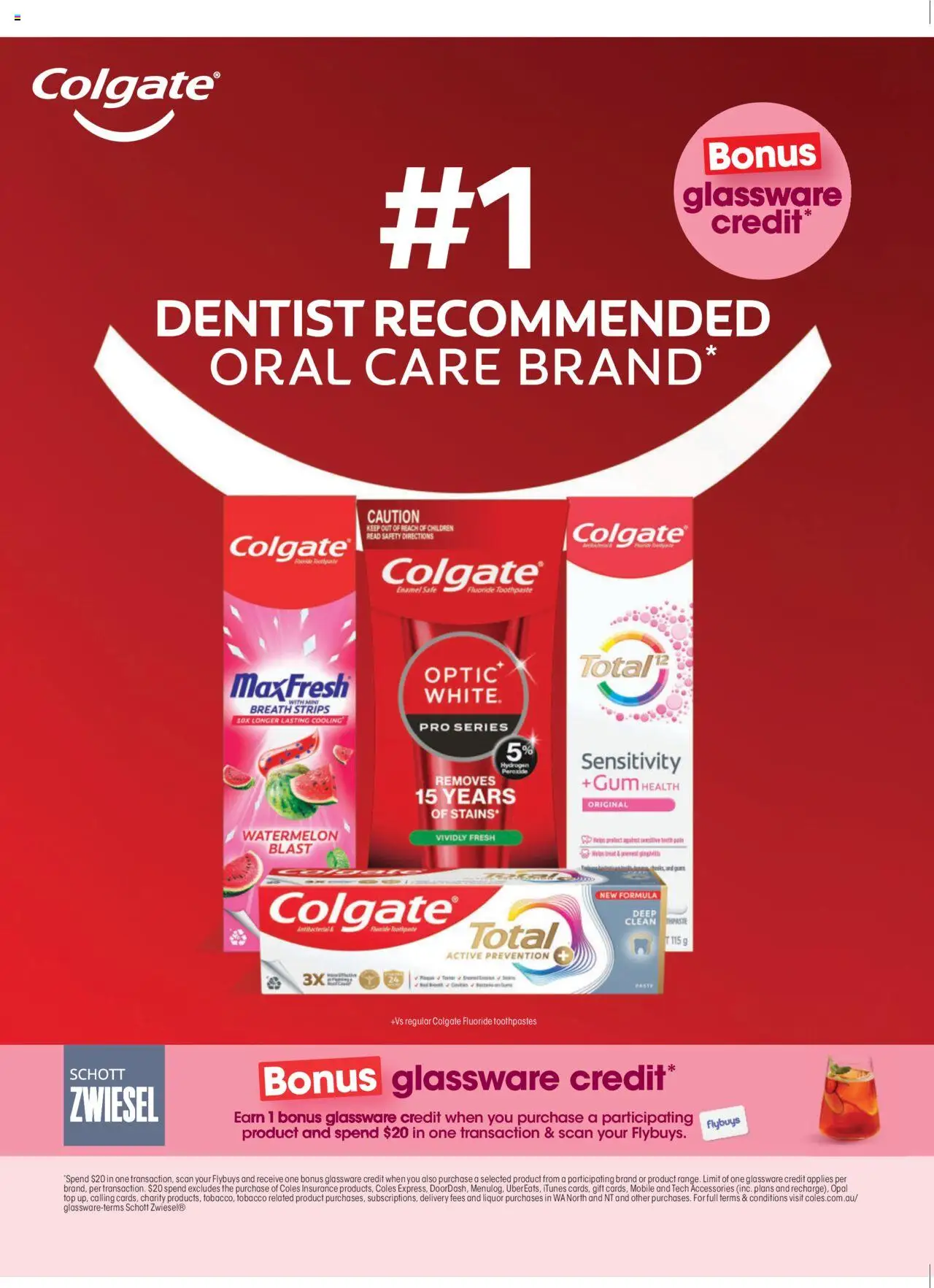 Coles catalogue - valid from 06.10.2025 | Page: 155 | Products: Opal, Toothpaste, Safe, Mobile
