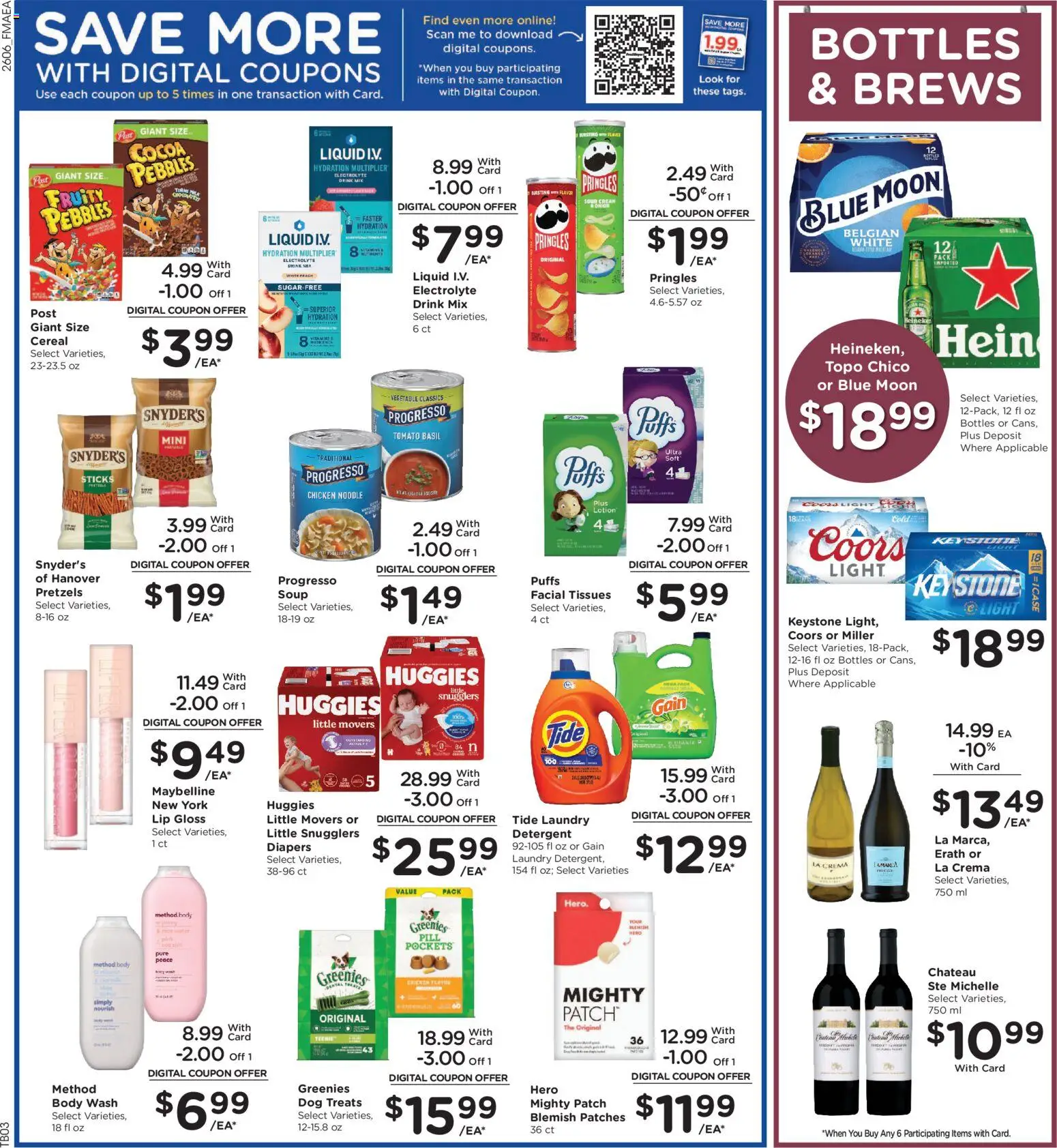 Fred Meyer Weekly Ad - valid from 11.03.2026 | Page: 7 | Products: Milk, Detergent, Cream, Sugar