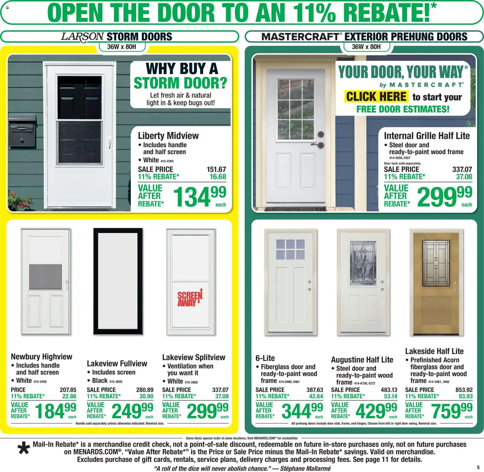 Menards Weekly Ad - valid from 18.03.2026 | Page: 8 | Products: Door Lock
