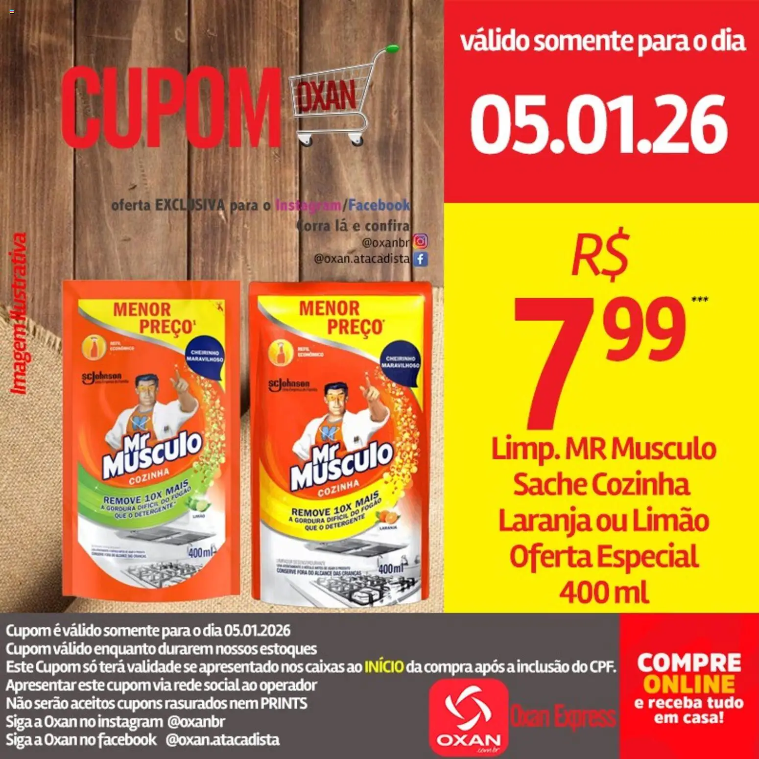 Oxan Atacadista Folheto - válido de 05.01.2026 | Página: 9 | Produtos: Fogão, Detergente