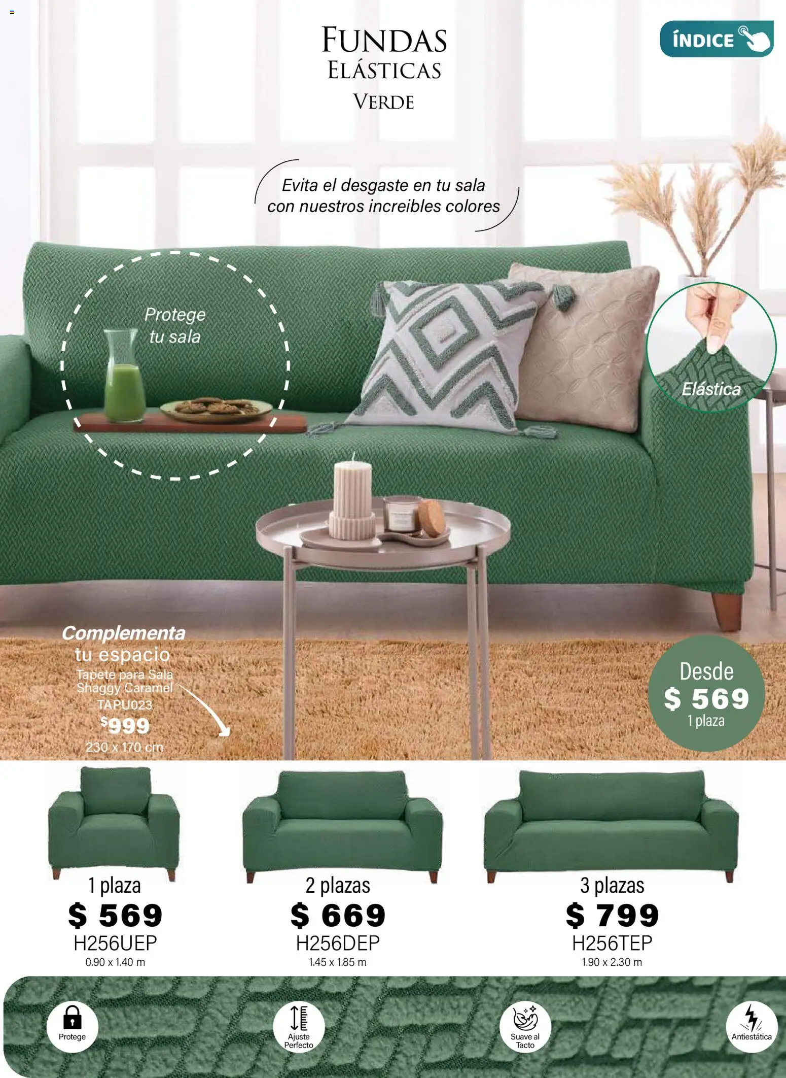 Nuevas ofertas de Colchas Concord válidas en toda la República Mexicana desde el 01.11.2025. ¡Encuentra las mejores ofertas en Colchas Concord Buen Fin! | Página: 243 | Productos: Tapete