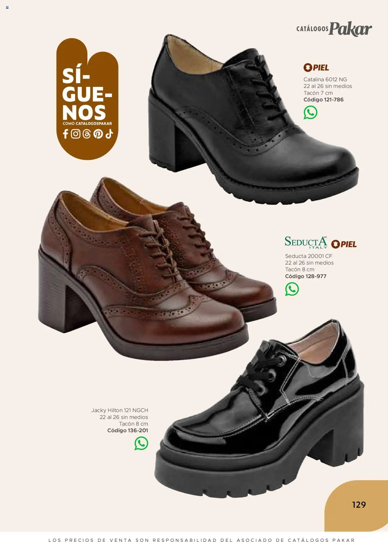 Nuevas ofertas de SC Pakar válidas en toda la República Mexicana desde el 24.07.2025. ¡Encuentra las mejores ofertas en SC Pakar - Catálogo Bota! | Página: 129