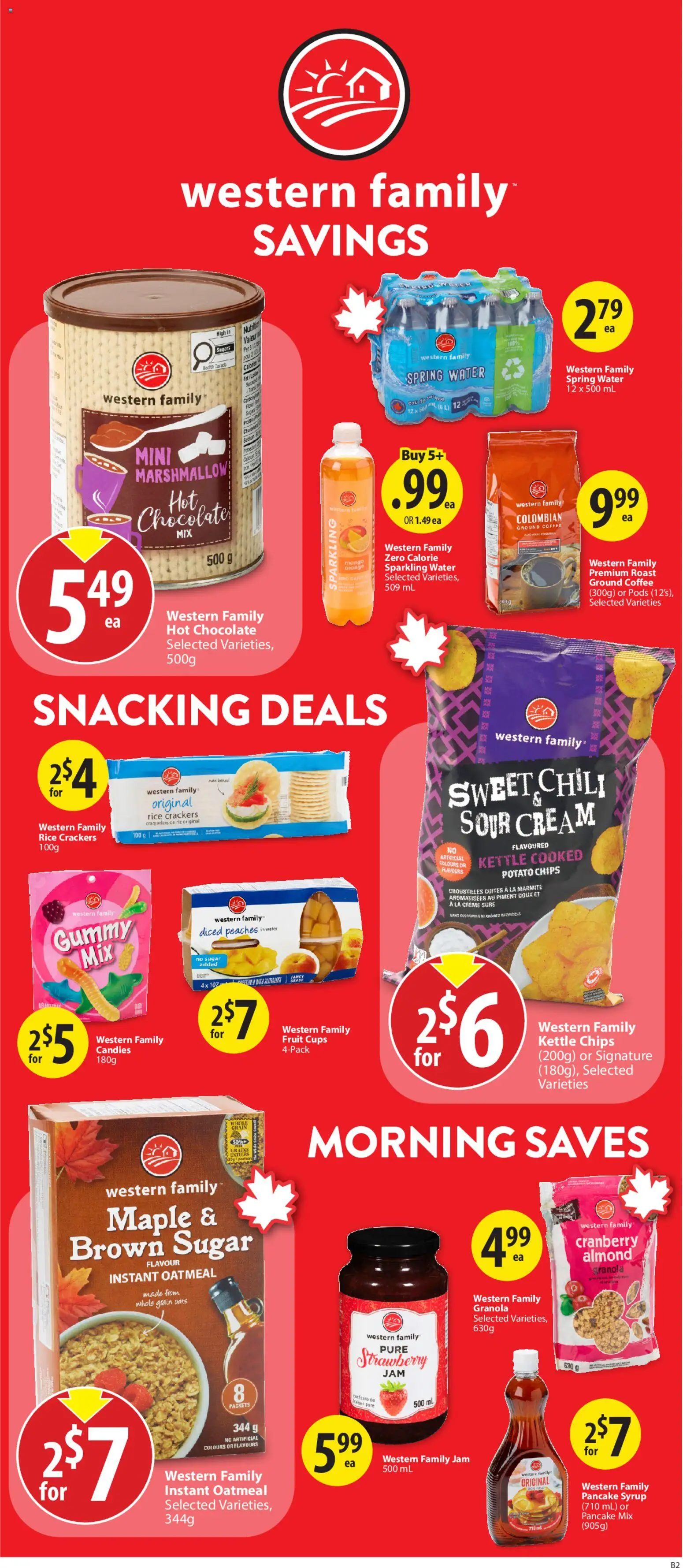 Save on foods flyer valid from 27.11.2025 | Page: 16 | Products: Rice, Sour cream, Chips, Chocolate
