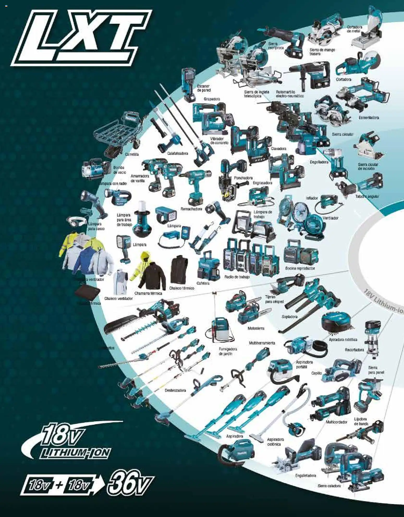 Nuevas ofertas de Makita válidas en toda la República Mexicana desde el 01.01.2024. ¡Encuentra las mejores ofertas en Makita catálogo General! | Página: 44 | Productos: Cepillo, Sierra, Rotomartillo, Aspiradora