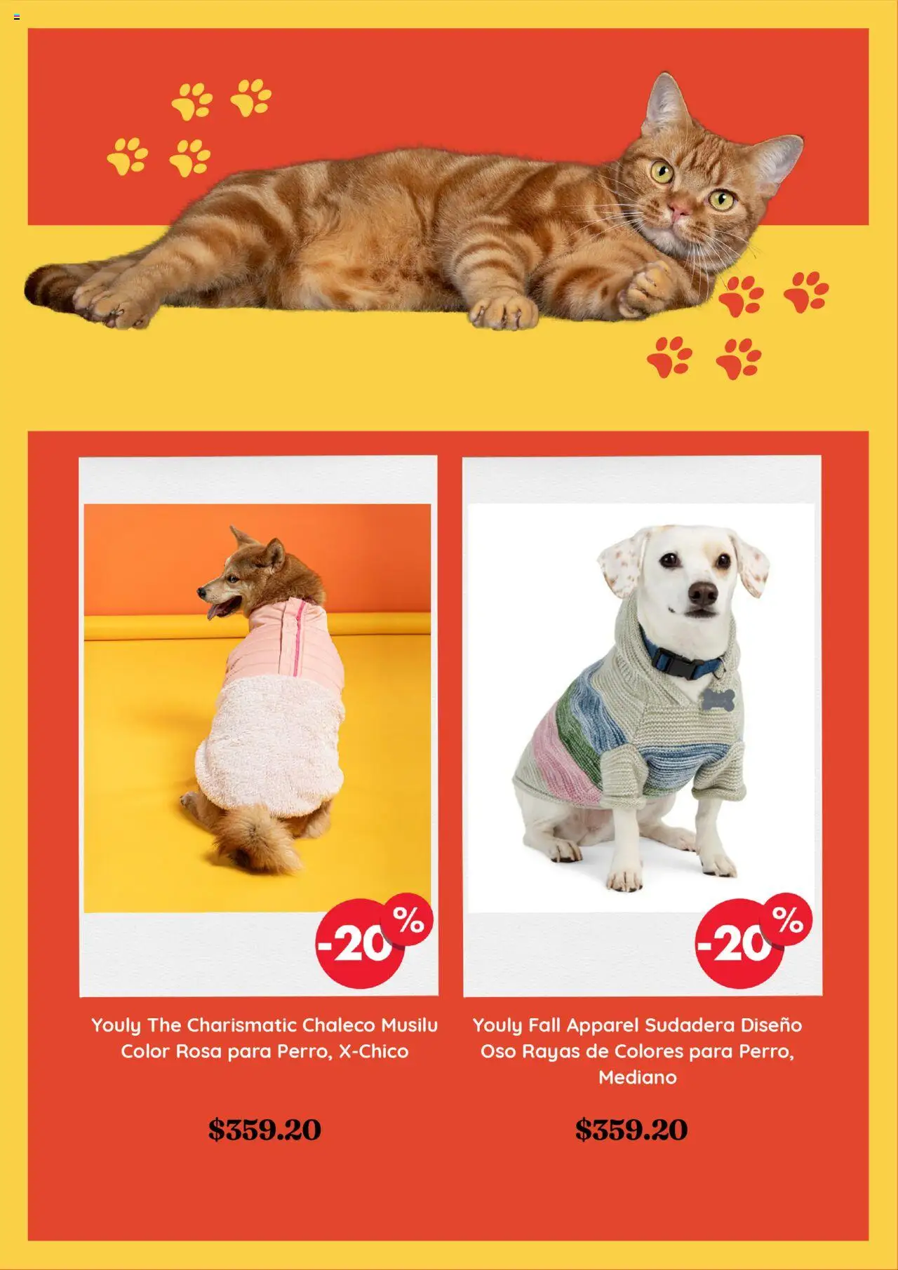 Nuevas ofertas de PetCo válidas en toda la República Mexicana desde el 08.09.2025. ¡Encuentra las mejores ofertas en PetCo - Catálogo! | Página: 4 | Productos: Chaleco, Sudadera