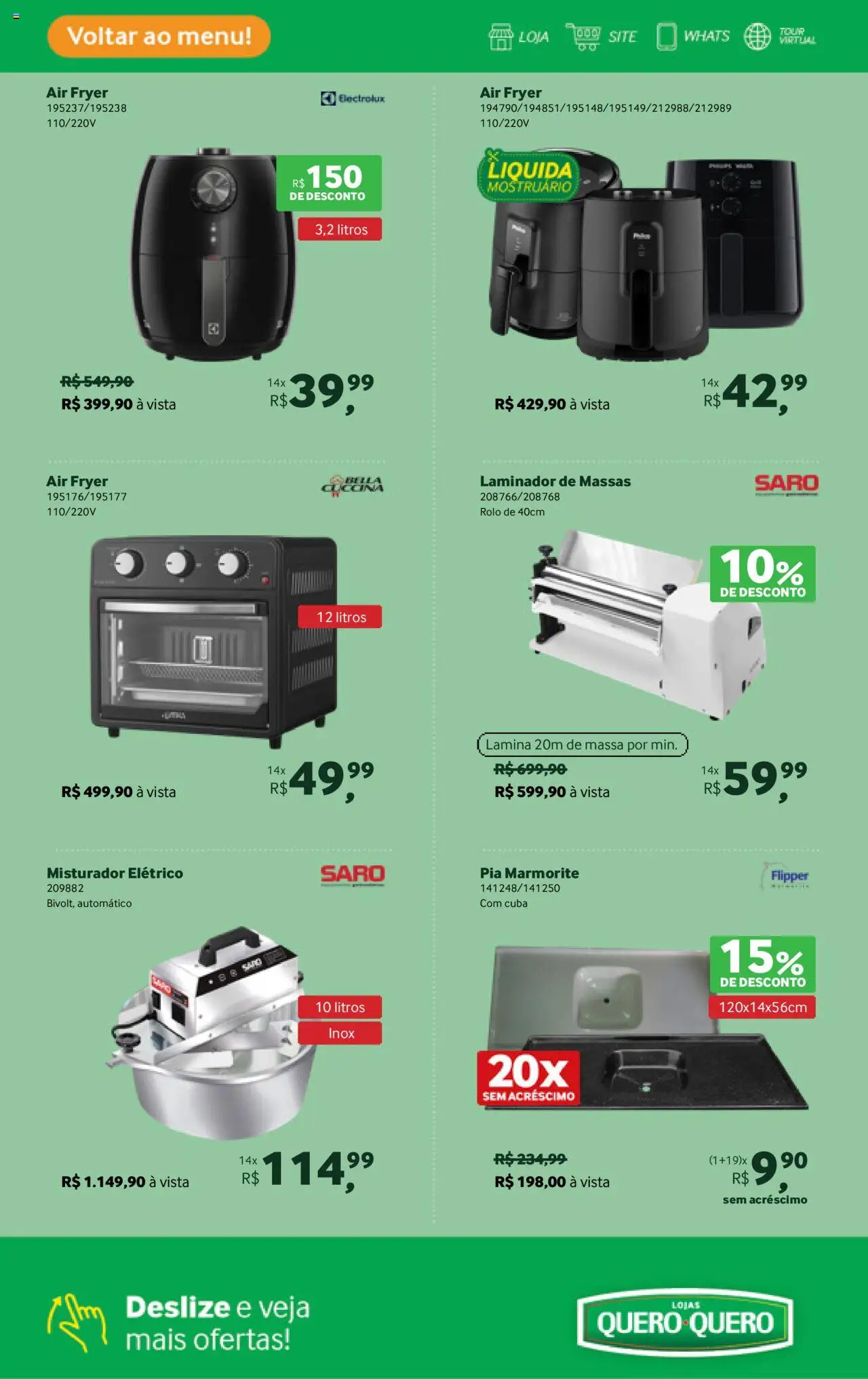 Lojas Quero-Quero Folheto - válido de 16.09.2025 | Página: 30 | Produtos: Rolo, Massa, Cuba, Pia