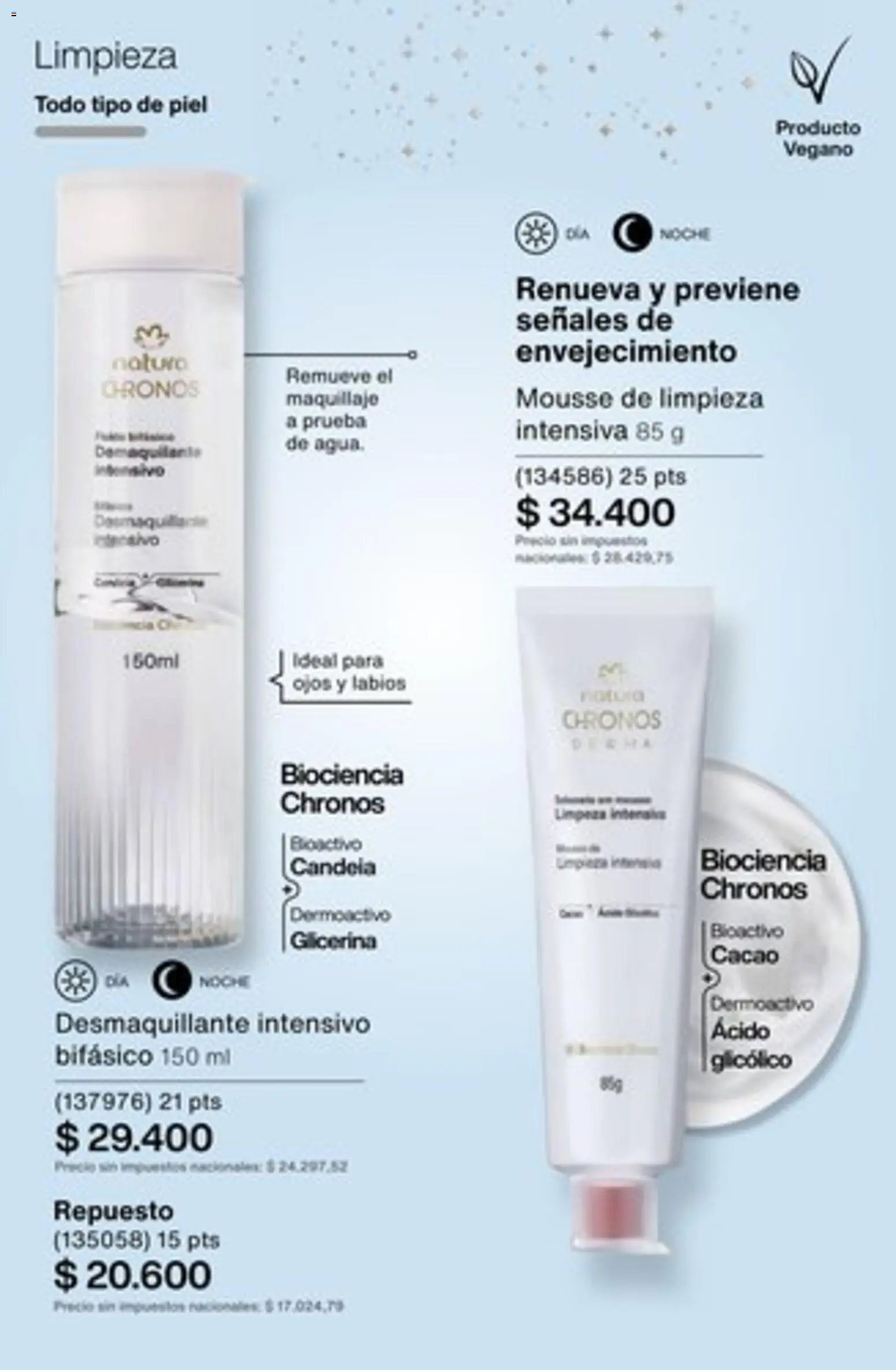 Catálogo Natura Ciclo 16/2025 │ válido desde el 01.11.2025 | Página: 187 | Productos: Maquillaje, Desmaquillante, Mousse, Cacao