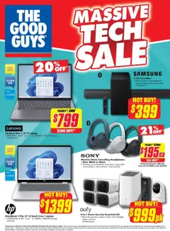 Preview of The Good Guys Massive Tech Sale - valid from 08.10.2025