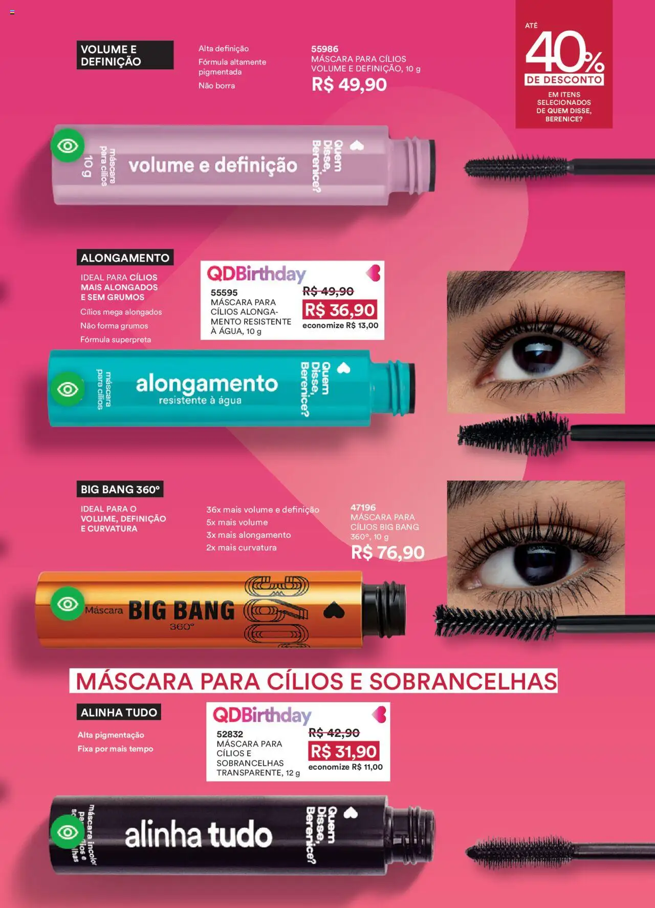 O Boticário Folheto - válido de 11.08.2025 | Página: 109 | Produtos: Máscara para cílios