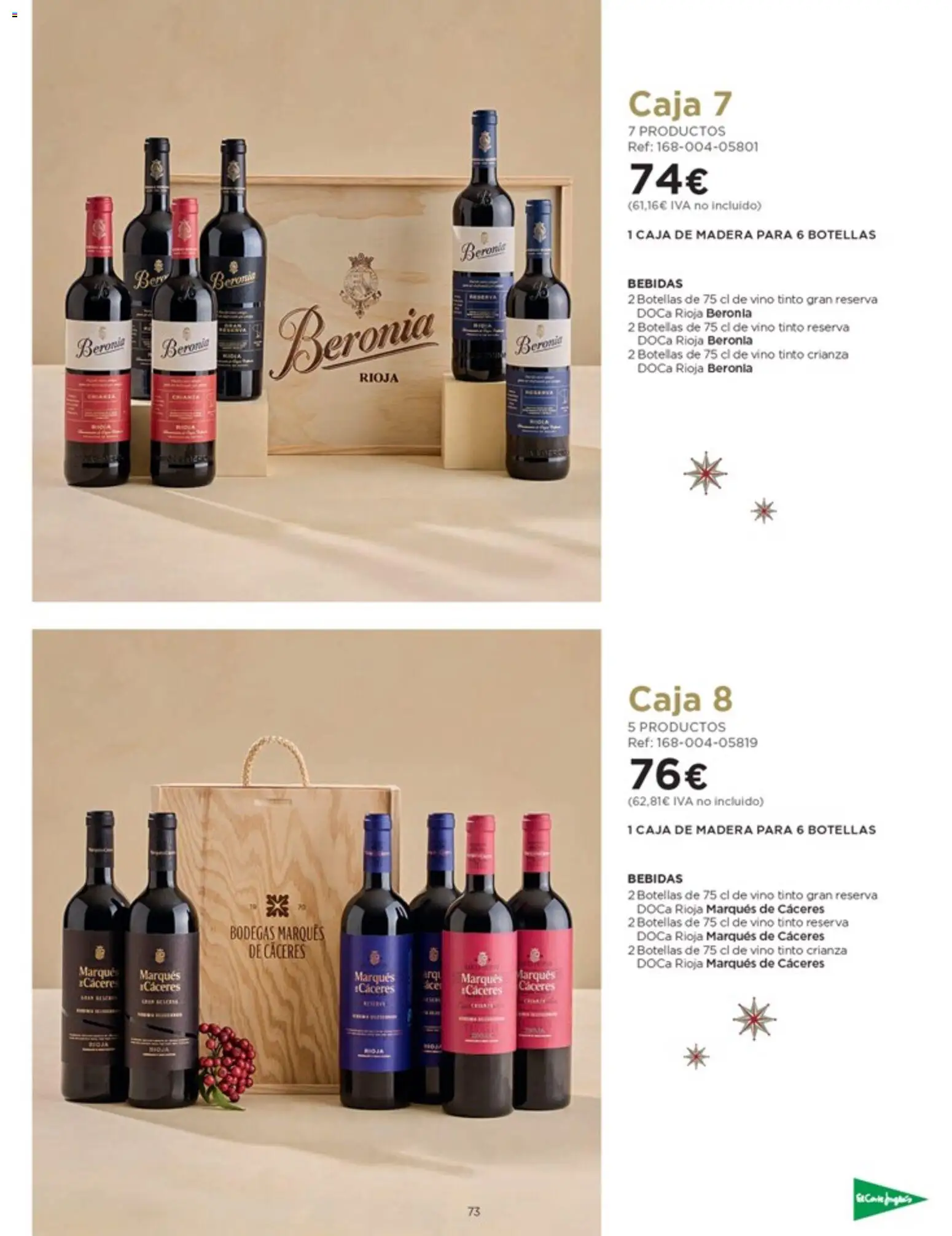 Nuevas ofertas de El Corte Inglés válidas en toda la República Mexicana desde el 03.10.2025. ¡Encuentra las mejores ofertas en El Corte Inglés catálogo Especial Cataluña! | Página: 73 | Productos: Vino, Caja