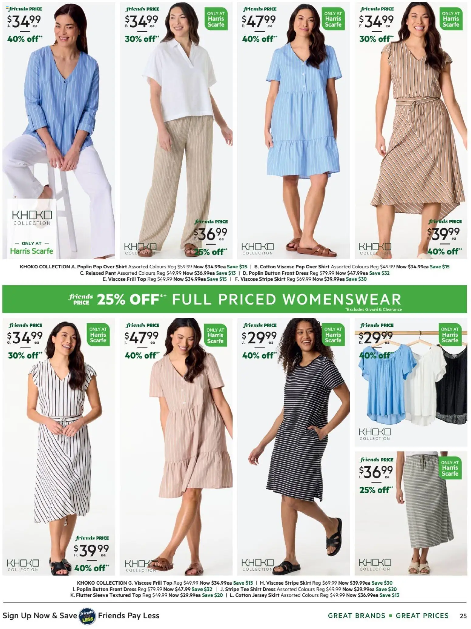 Harris Scarfe catalogue - valid from 07.11.2025 | Page: 25 | Products: Jersey, Dress, Shirt, Shirt dress