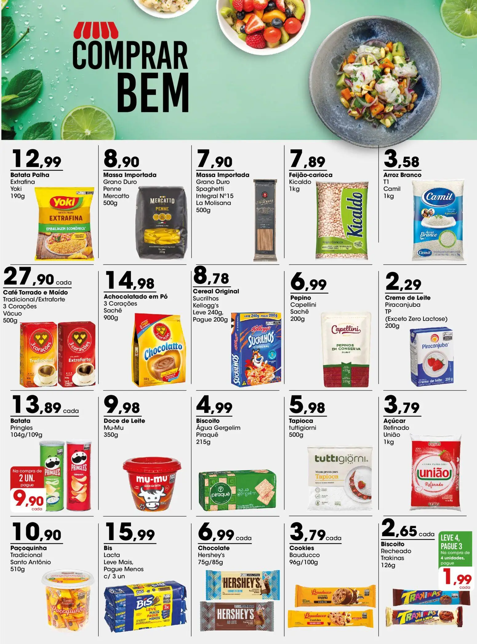 Zaffari Folheto - válido de 13.04.2026 | Página: 1 | Produtos: Achocolatado, Leite, Creme, Pepinos