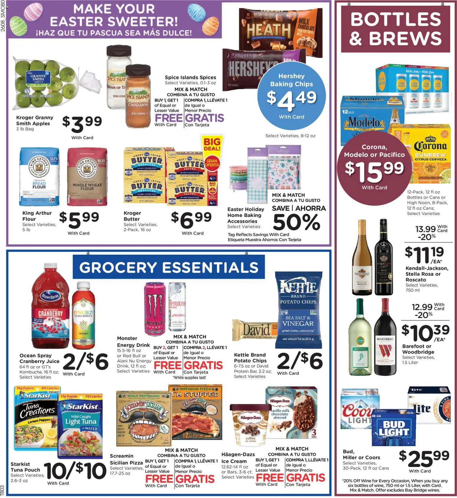 Smith's Weekly Ad - ID - valid from 25.03.2026 | Page: 6 | Products: Bread, Apples, Chips, Weight