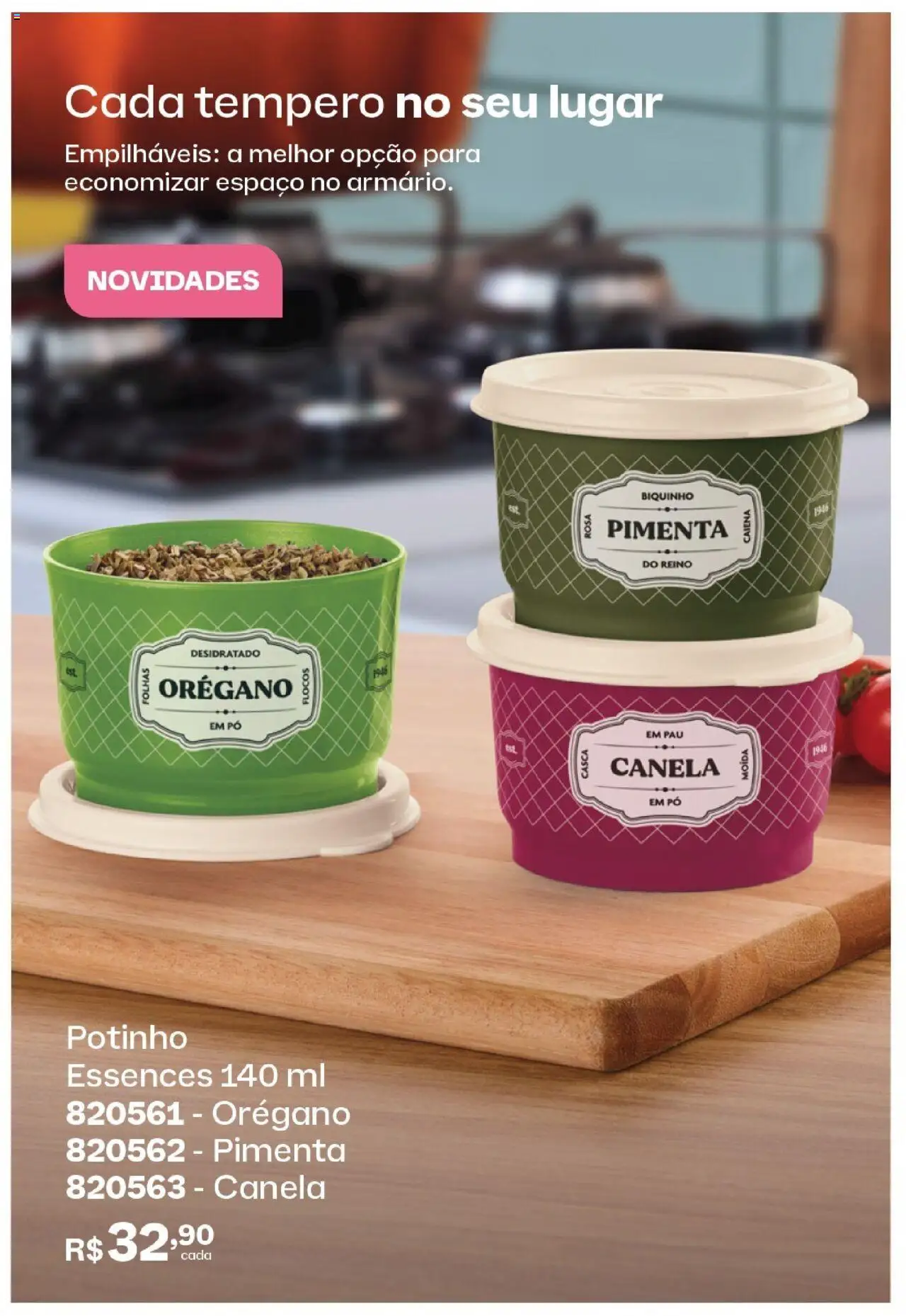 Tupperware Folheto - válido de 01.09.2025 | Página: 64 | Produtos: Pó, Pimenta, Flocos, Canela