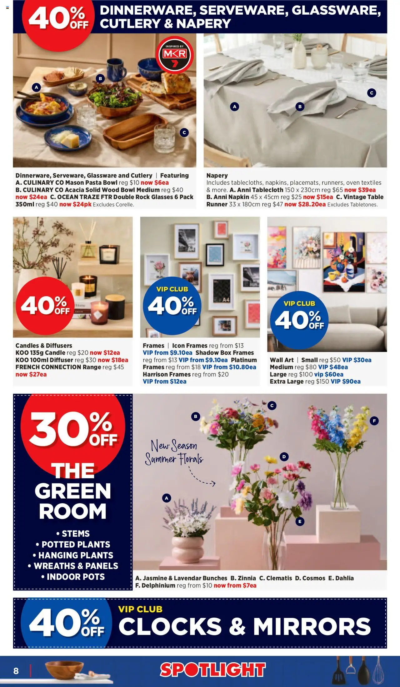Spotlight catalogue - valid from 24.09.2025 | Page: 8 | Products: Glassware, Glasses, Diffusers, Oven