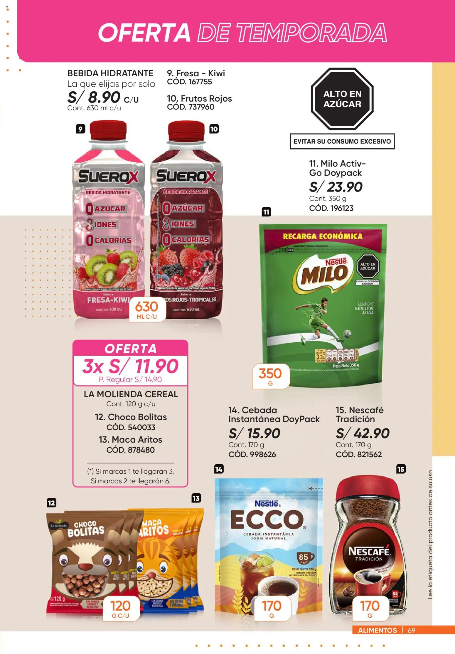 Catálogo Azzorti válido desde 24.11.2025 | Página: 69 | Productos: Leche, Té, Kiwi, Peso