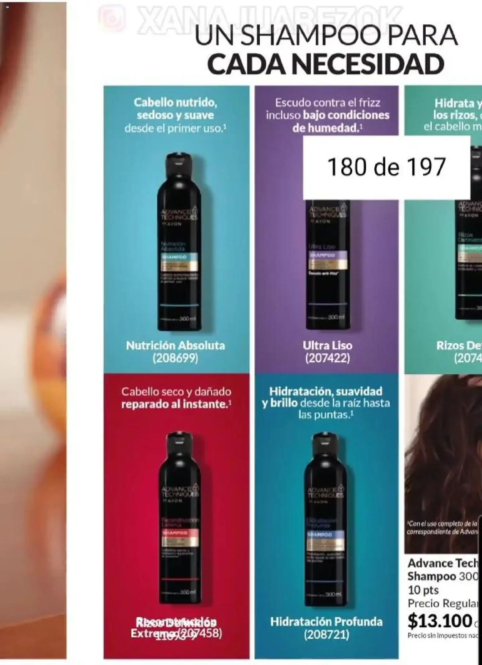 Catálogo AVON Campaña 15/2025 │ válido desde el 23.10.2025 | Página: 157 | Productos: Shampoo, Brillo