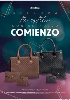 Vista previa de Andrea catálogo Accesorízate esta Navidad, nuevo folleto de la tienda, válido en México a partir del 07.12.2025