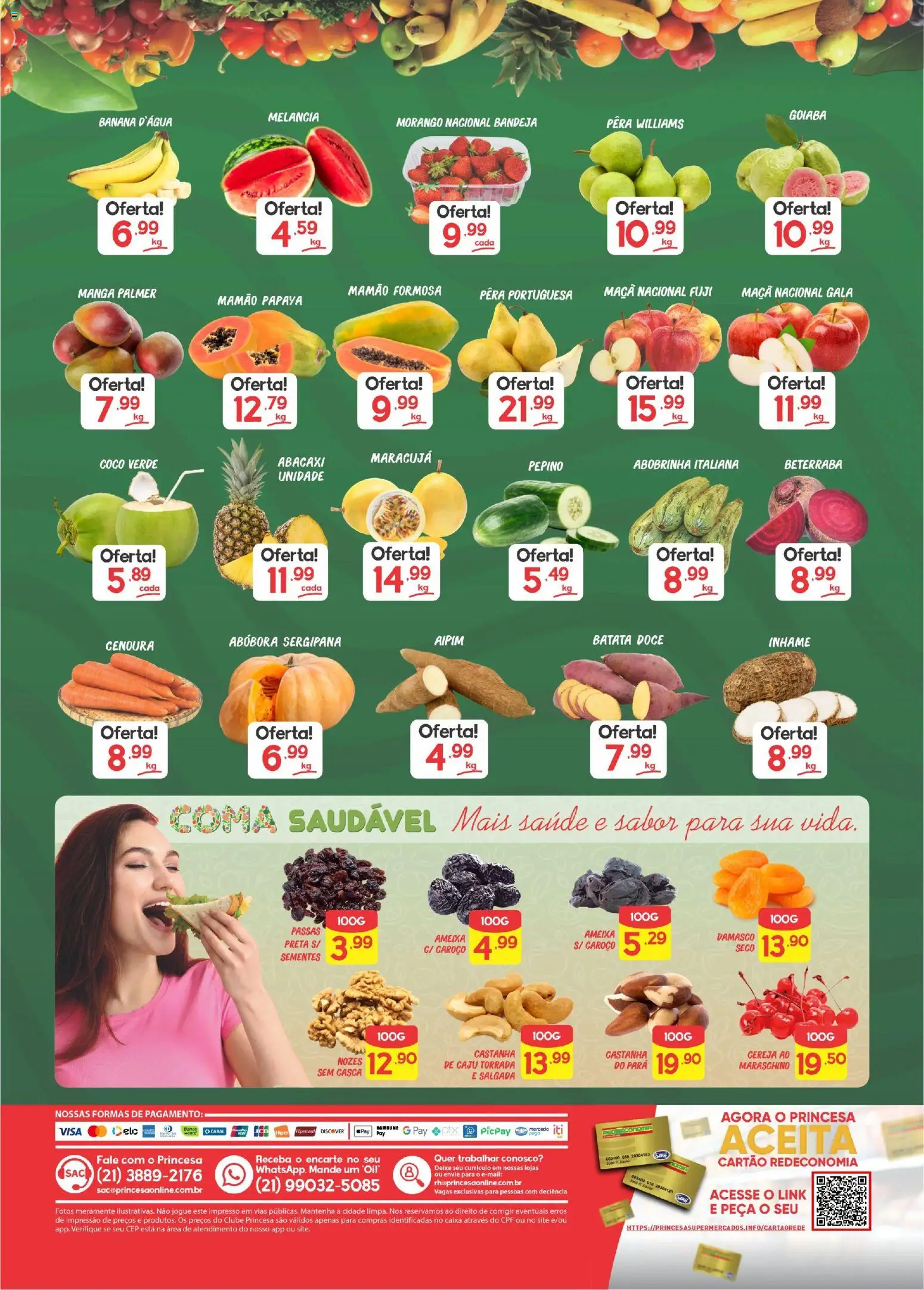 Princesa Folheto - válido de 30.04.2026 | Página: 2 | Produtos: Caju, Maracujá, Aipim, Inhame