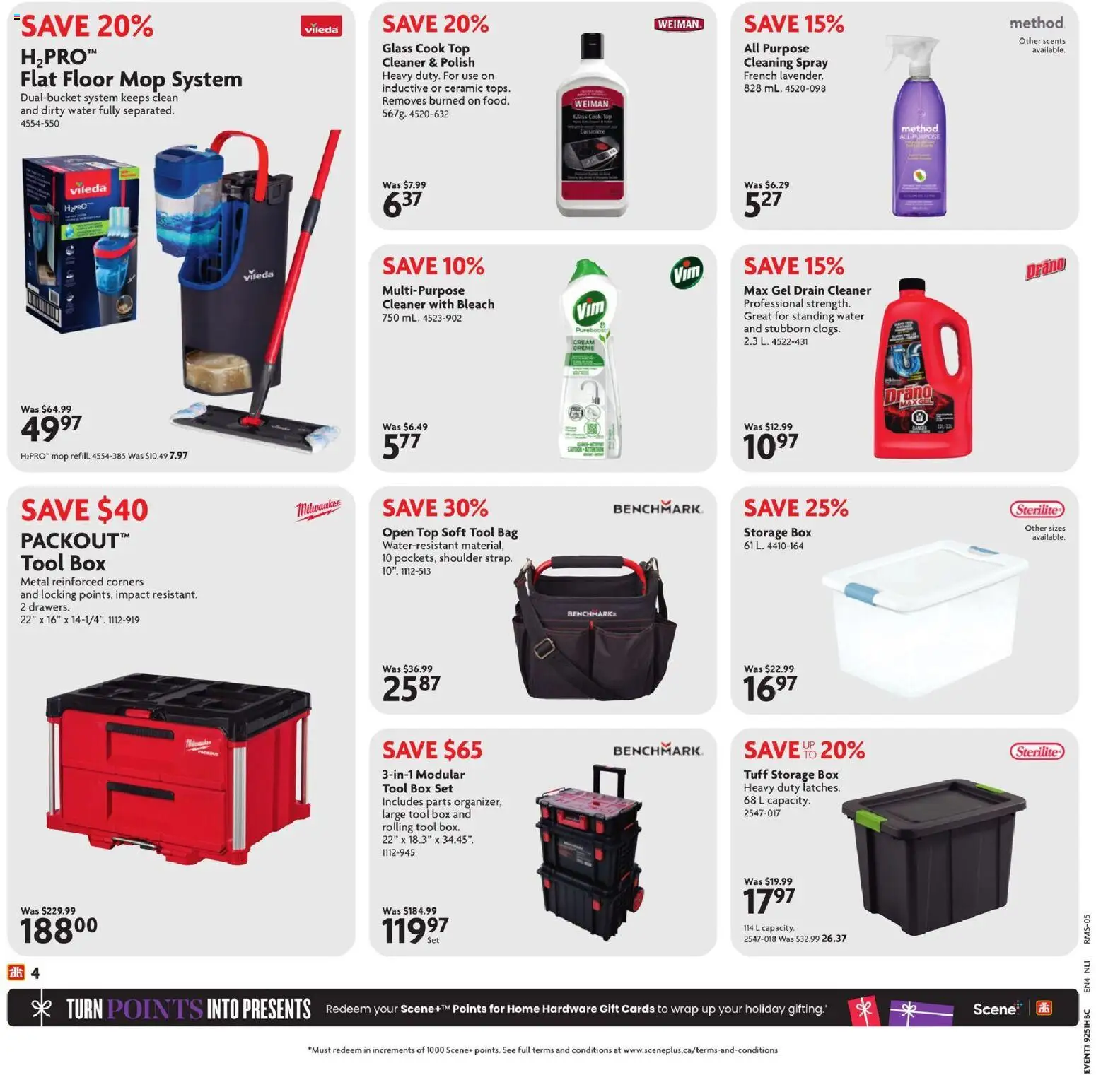 Home Hardware flyer valid from 18.12.2025 | Page: 5 | Products: Cream, Bag, Box