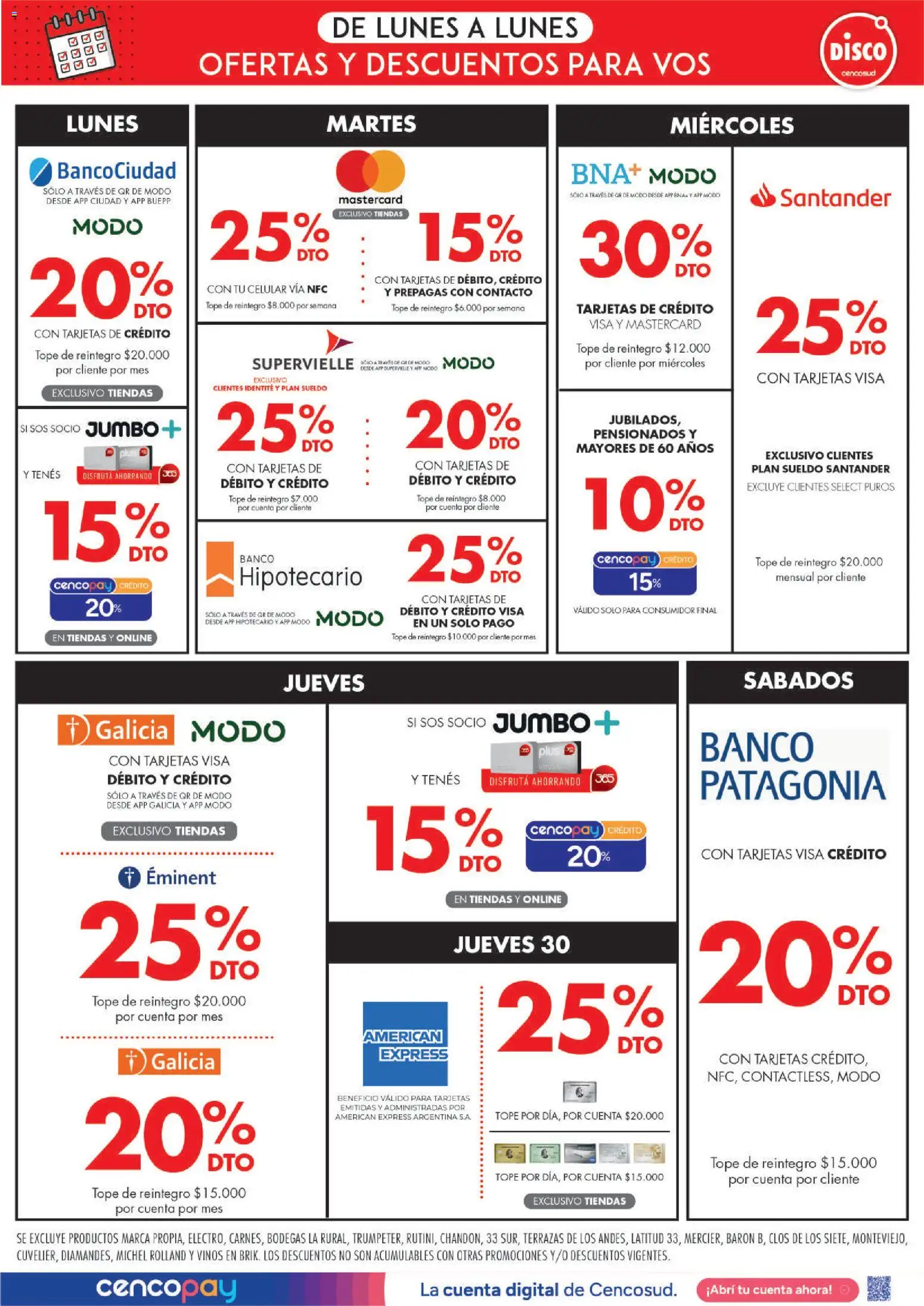 Disco - Ofertas | Córdoba │ válido desde el 23.10.2025 | Página: 10 | Productos: Disco, Banco
