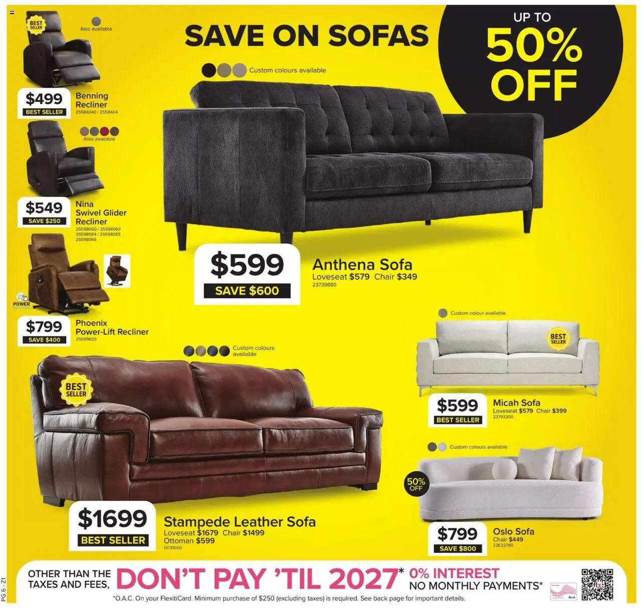 Leon's flyer valid from 09.10.2025 | Page: 6 | Products: Sofa, Chair