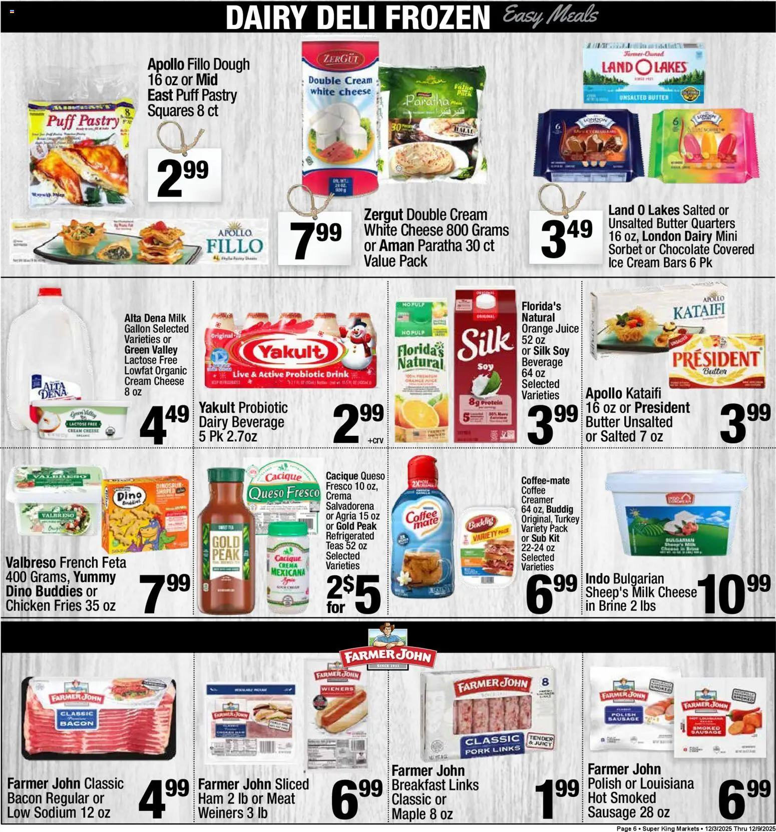 Super King - Weekly Ad - valid from 10.12.2025 | Page: 7 | Products: Milk, Cheese, Coffee, Cream