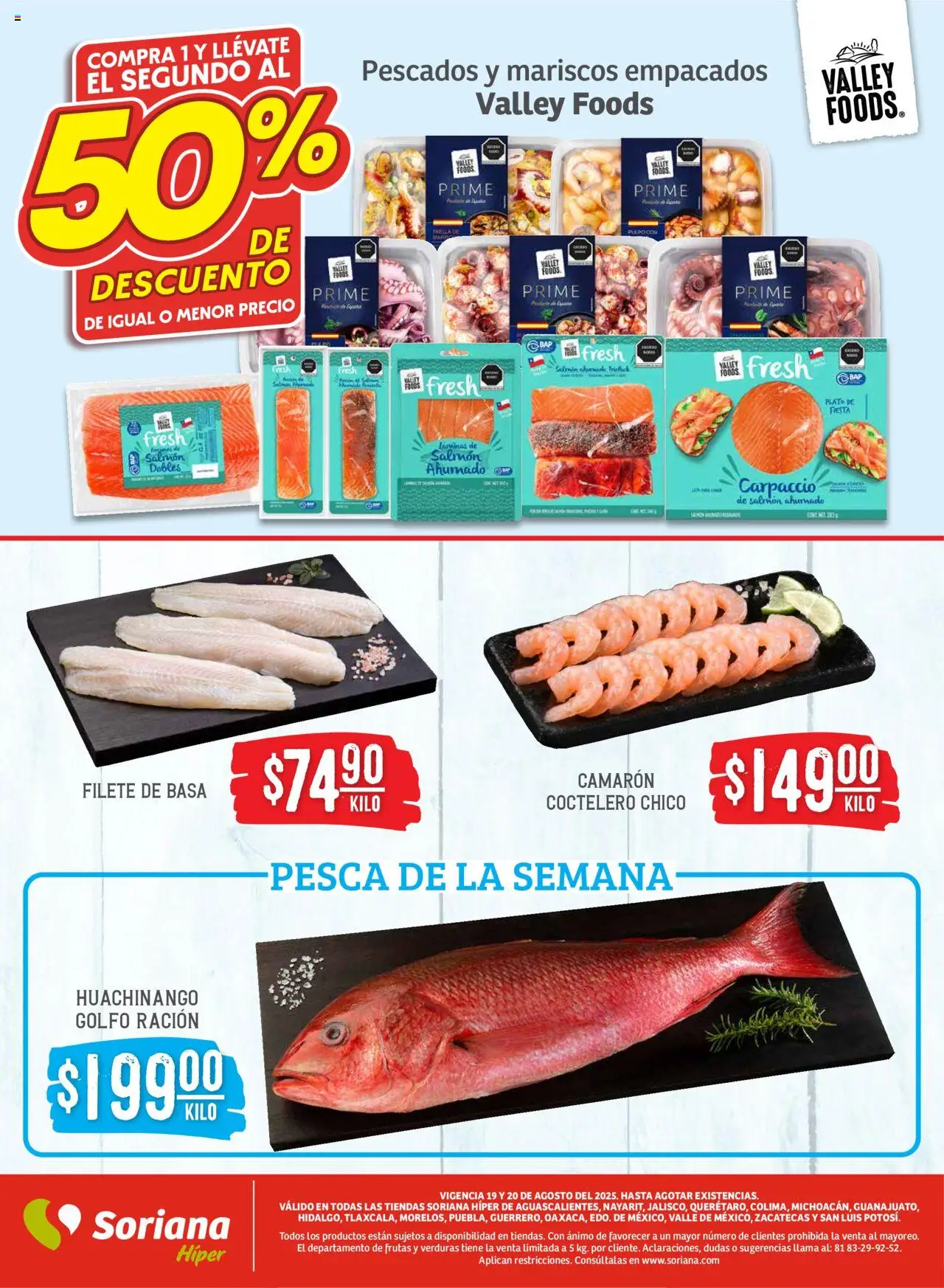 Nuevas ofertas de Soriana válidas en toda la República Mexicana desde el 19.08.2025. ¡Encuentra las mejores ofertas en Soriana folleto! | Página: 5