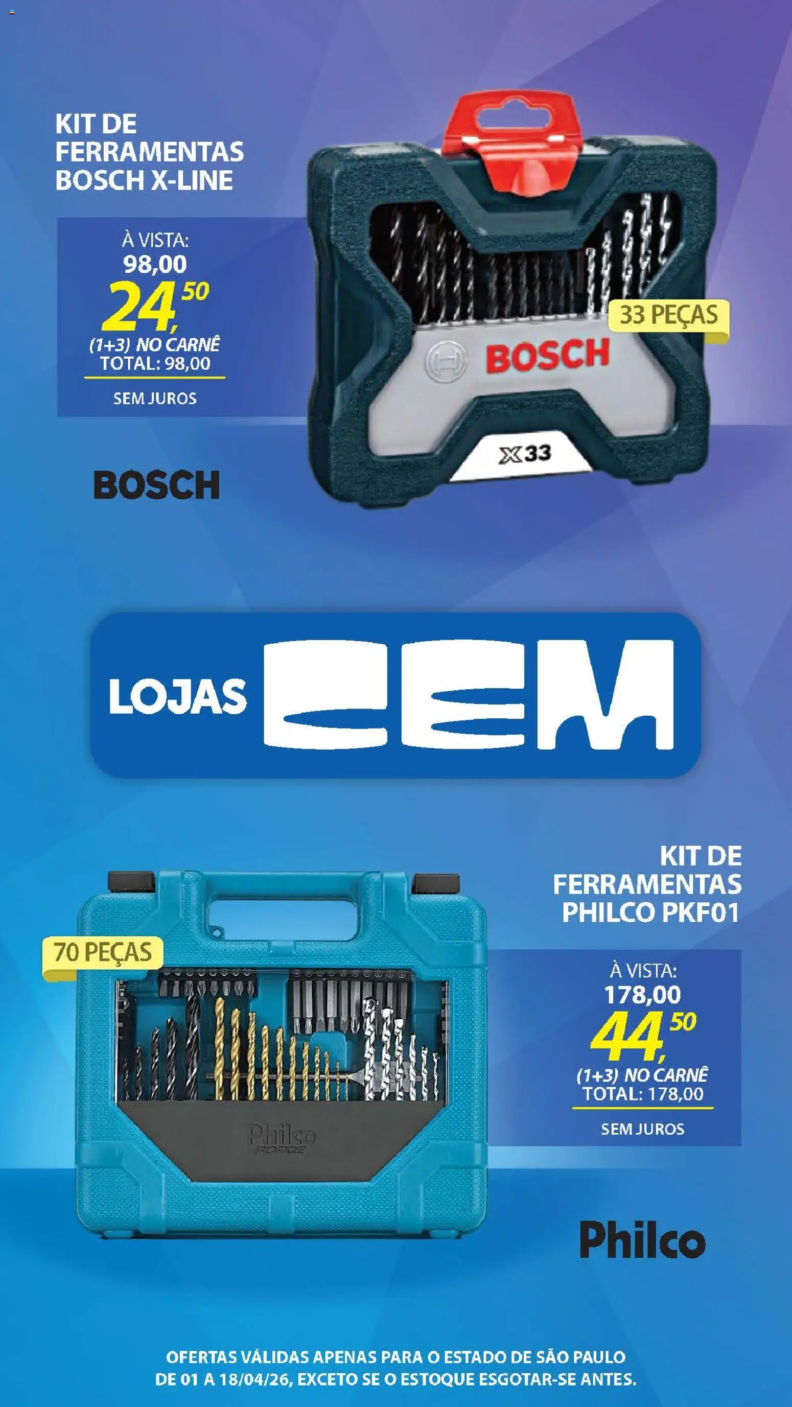 Lojas Cem Folheto - válido de 01.04.2026 | Página: 118