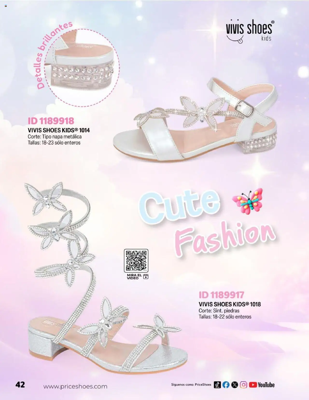 Nuevas ofertas de Price Shoes válidas en toda la República Mexicana desde el 23.04.2025. ¡Encuentra las mejores ofertas en Price Shoes catálogo Kids! | Página: 42 | Productos: Video