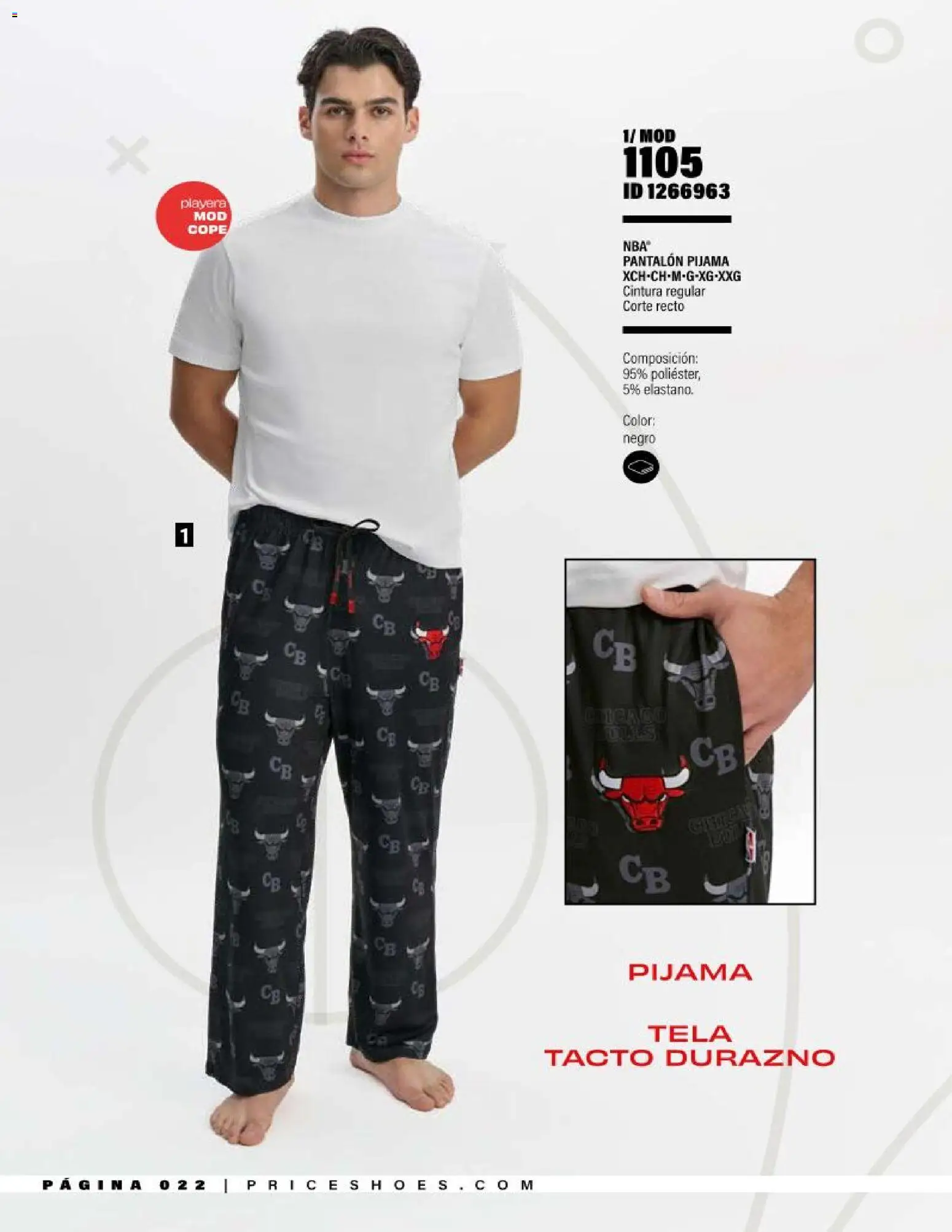 Nuevas ofertas de Price Shoes válidas en toda la República Mexicana desde el 20.03.2026. ¡Encuentra las mejores ofertas en Price Shoes catálogo NBA ! | Página: 22 | Productos: Durazno, Pijama, Playera