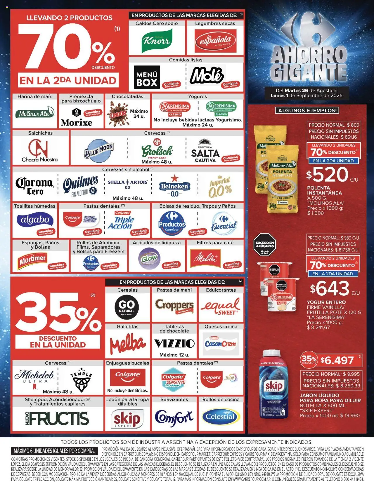 Carrefour ofertas │ válido desde el 26.08.2025 | Página: 5 | Productos: Caso, Frutilla, Mani, Café
