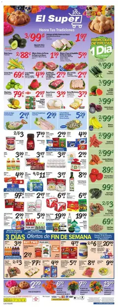Preview of El Super weekly ads valid from 29.10.2025
