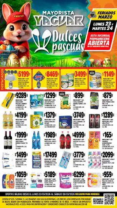 Vista previa Yaguar - Oferta Semanal Mendoza válido desde el 23.03.2026