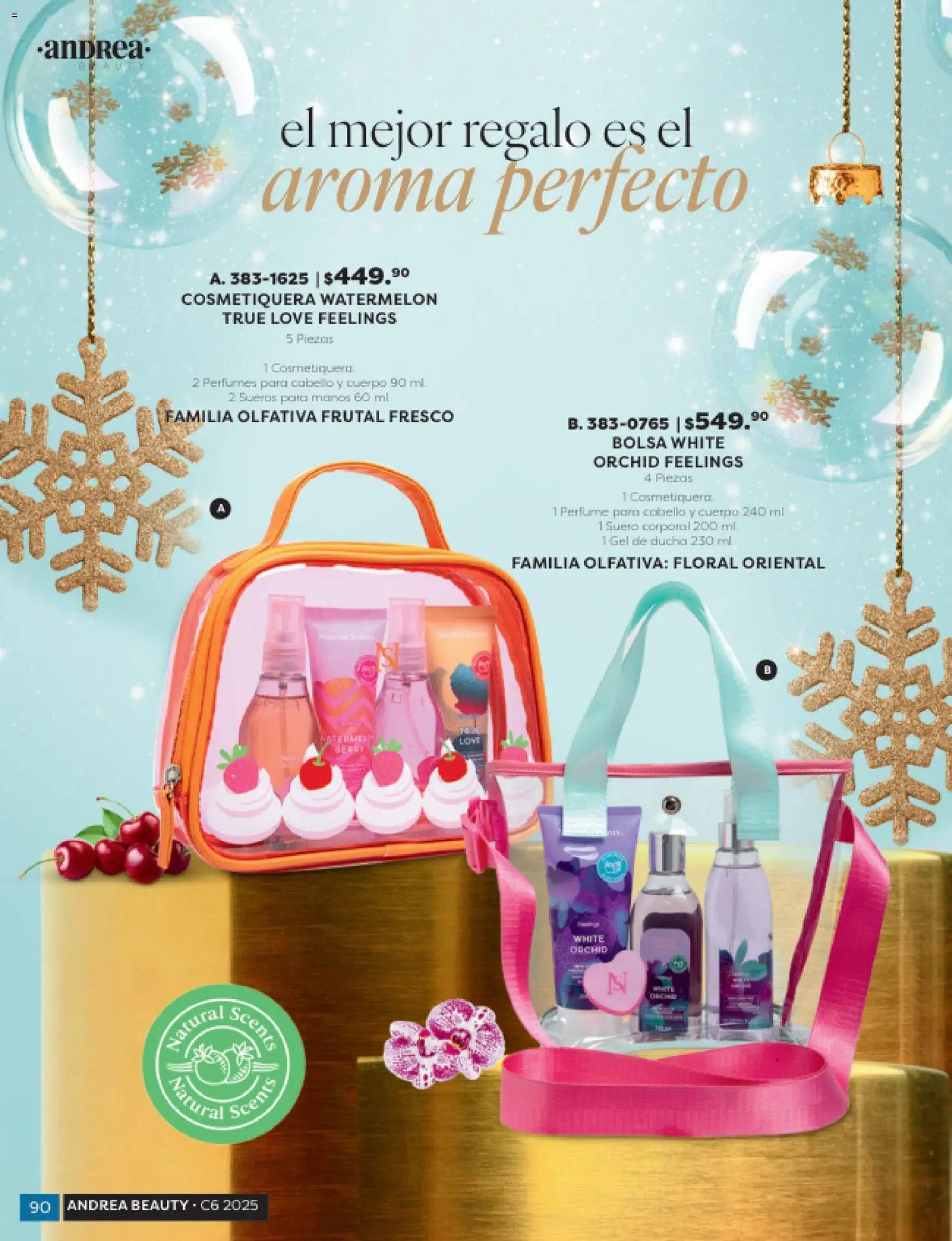 Nuevas ofertas de Andrea válidas en toda la República Mexicana desde el 31.10.2025. ¡Encuentra las mejores ofertas en Andrea catálogo Beauty! | Página: 90 | Productos: Bolsa, Perfume, Gel de ducha