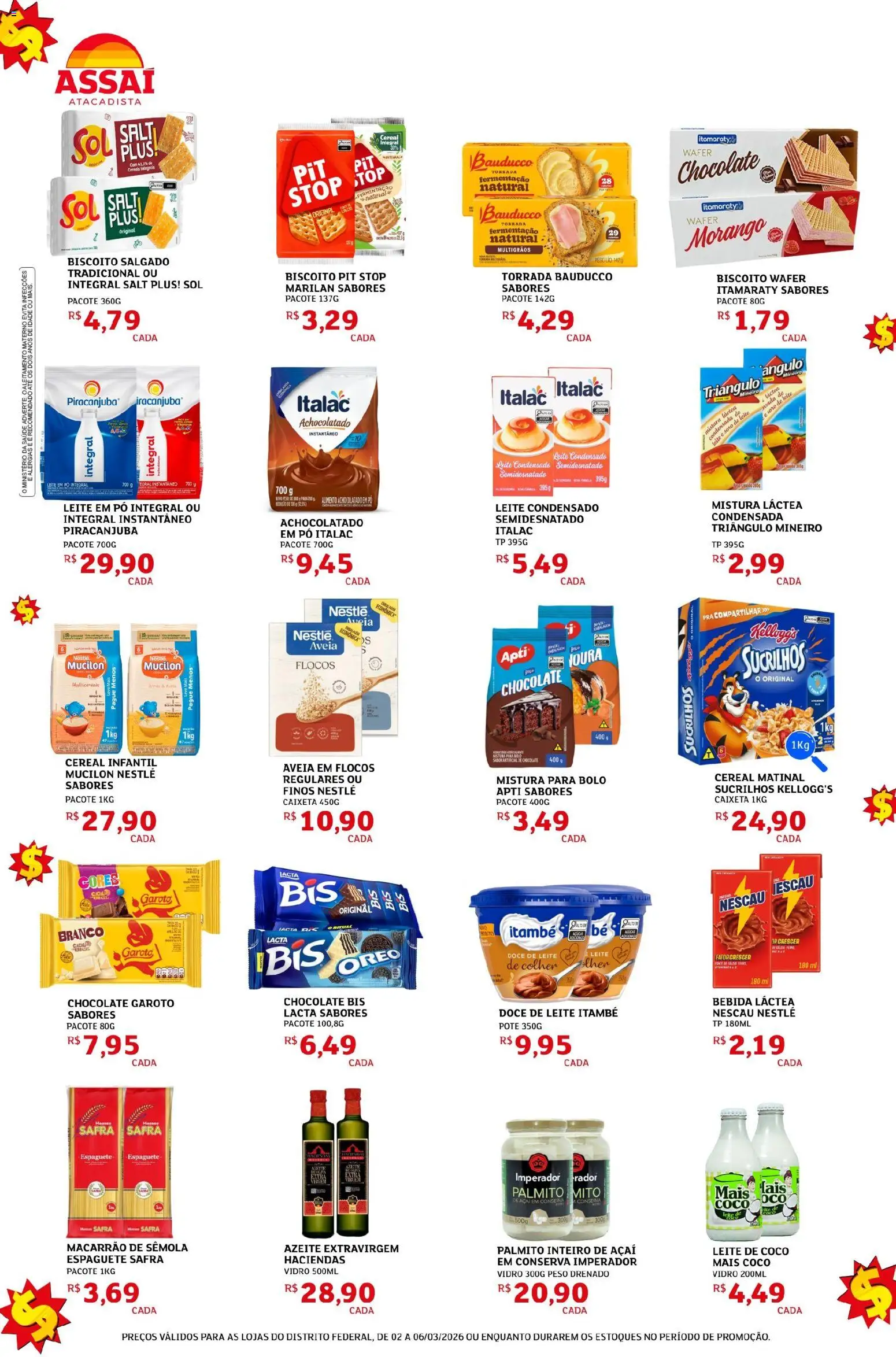 Assaí Atacadista Folheto - válido de 02.03.2026 | Página: 2 | Produtos: Coco, Espaguete, Azeite, Leite de coco