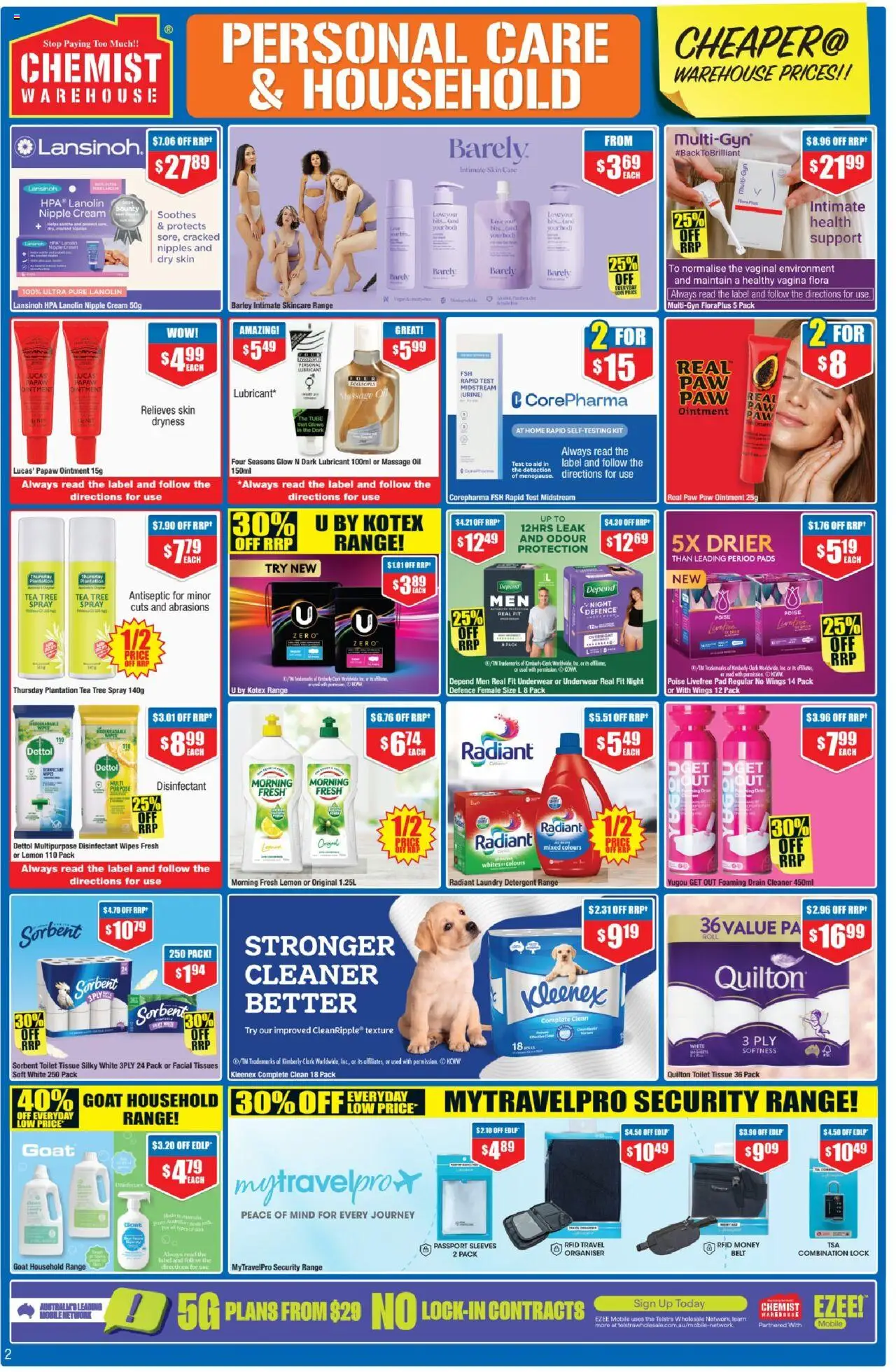 Chemist Warehouse catalogue - valid from 02.10.2025 | Page: 2 | Products: Underwear, Belt, Laundry, Tissues