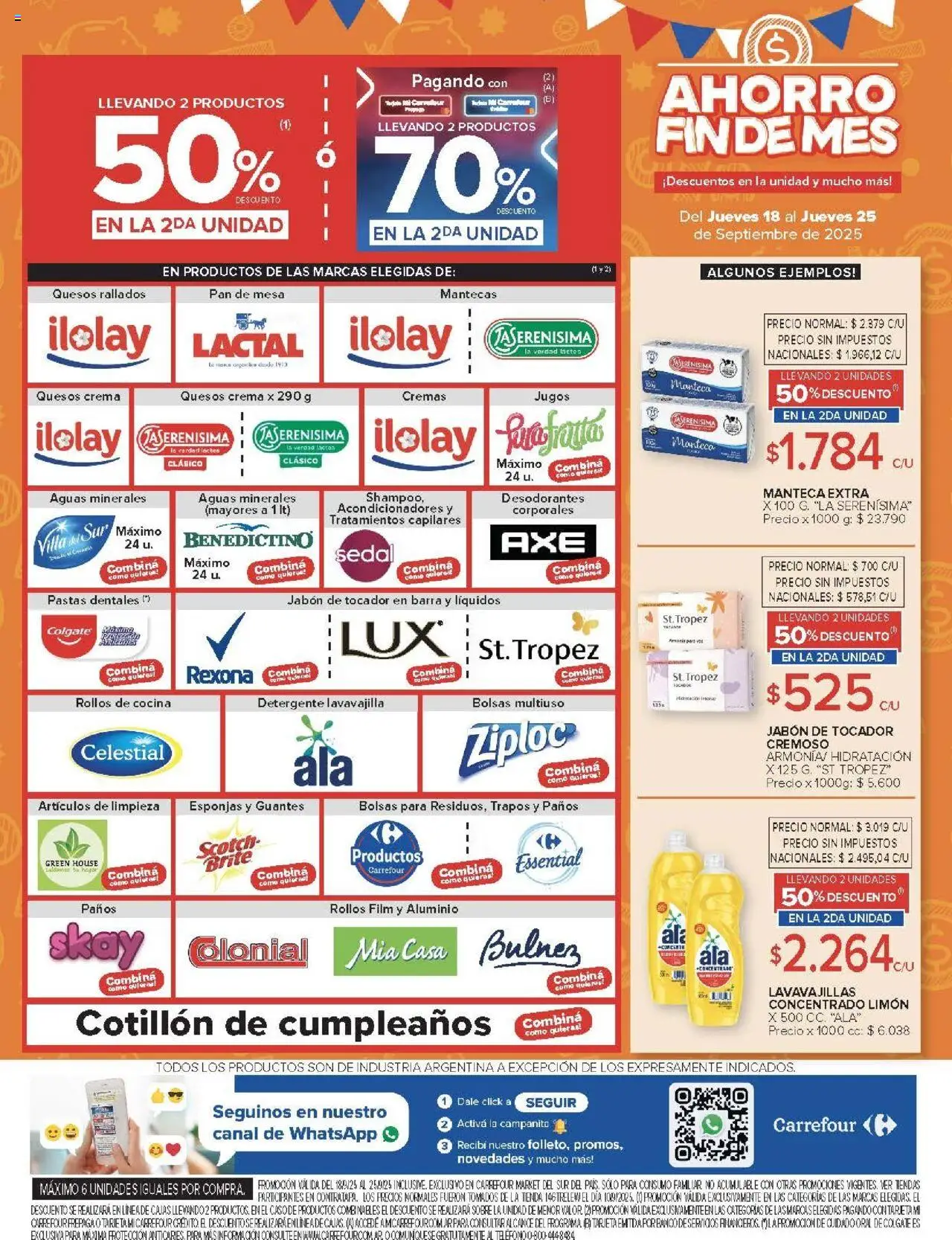 Carrefour Market catálogo - Chubut │ válido desde el 18.09.2025 | Página: 9 | Productos: Caso, Cocina, Limón, Crema