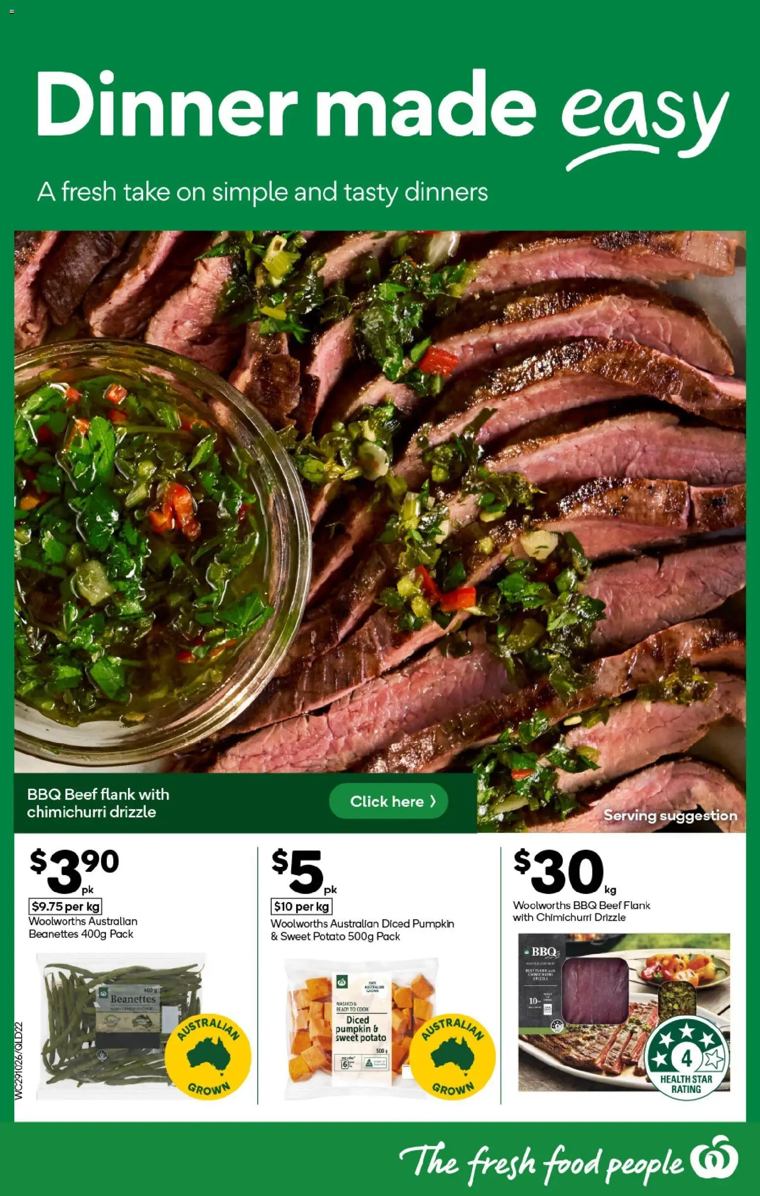 Woolworths catalogue - valid from 29.10.2025 | Page: 22 | Products: Beef, Pumpkin