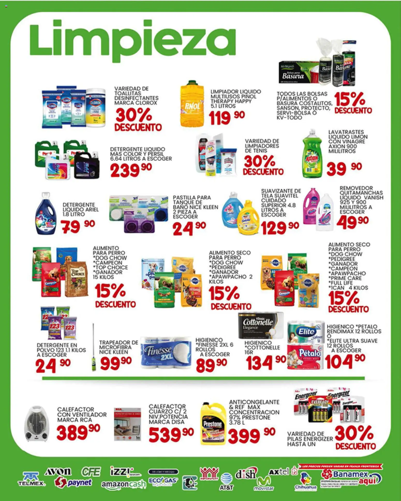 Nuevas ofertas de Alsuper válidas en toda la República Mexicana desde el 06.01.2026. ¡Encuentra las mejores ofertas en Alsuper folleto Chihuahua Estado! | Página: 5 | Productos: Limpiador, Trapeador, Bowl, Pilas