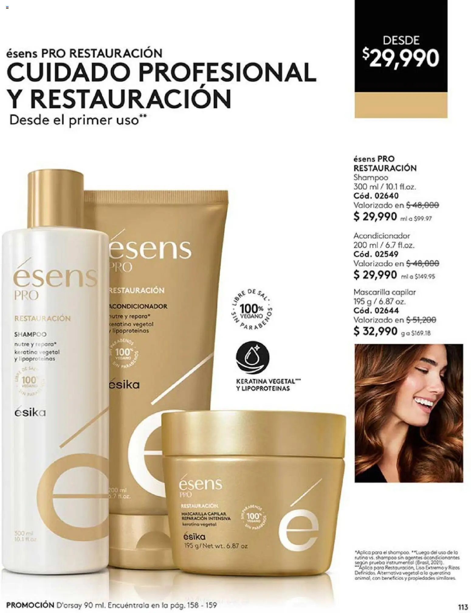 Ésika revista - valida desde el 30.01.2026 | Página: 110 | Productos: Shampoo, Mascarilla, Acondicionador