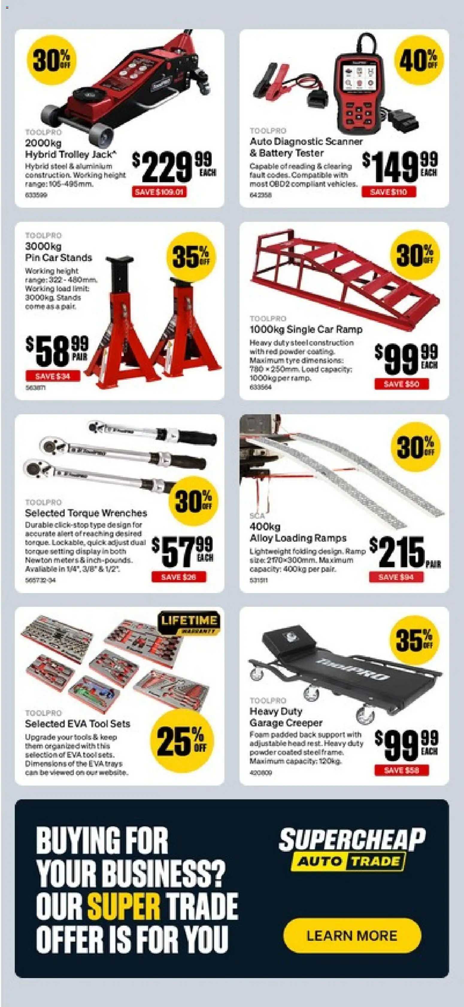Supercheap Auto catalogue - valid from 08.04.2026 | Page: 20 | Products: Battery, Powder, Scanner, Tools