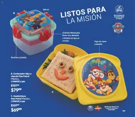 Nuevas ofertas de AVON válidas en toda la República Mexicana desde el 13.09.2025. ¡Encuentra las mejores ofertas en C. Sandwichera Paw Patrol Plástico., Plastic sandwich box, Paw Patrol design.! | Página: 169