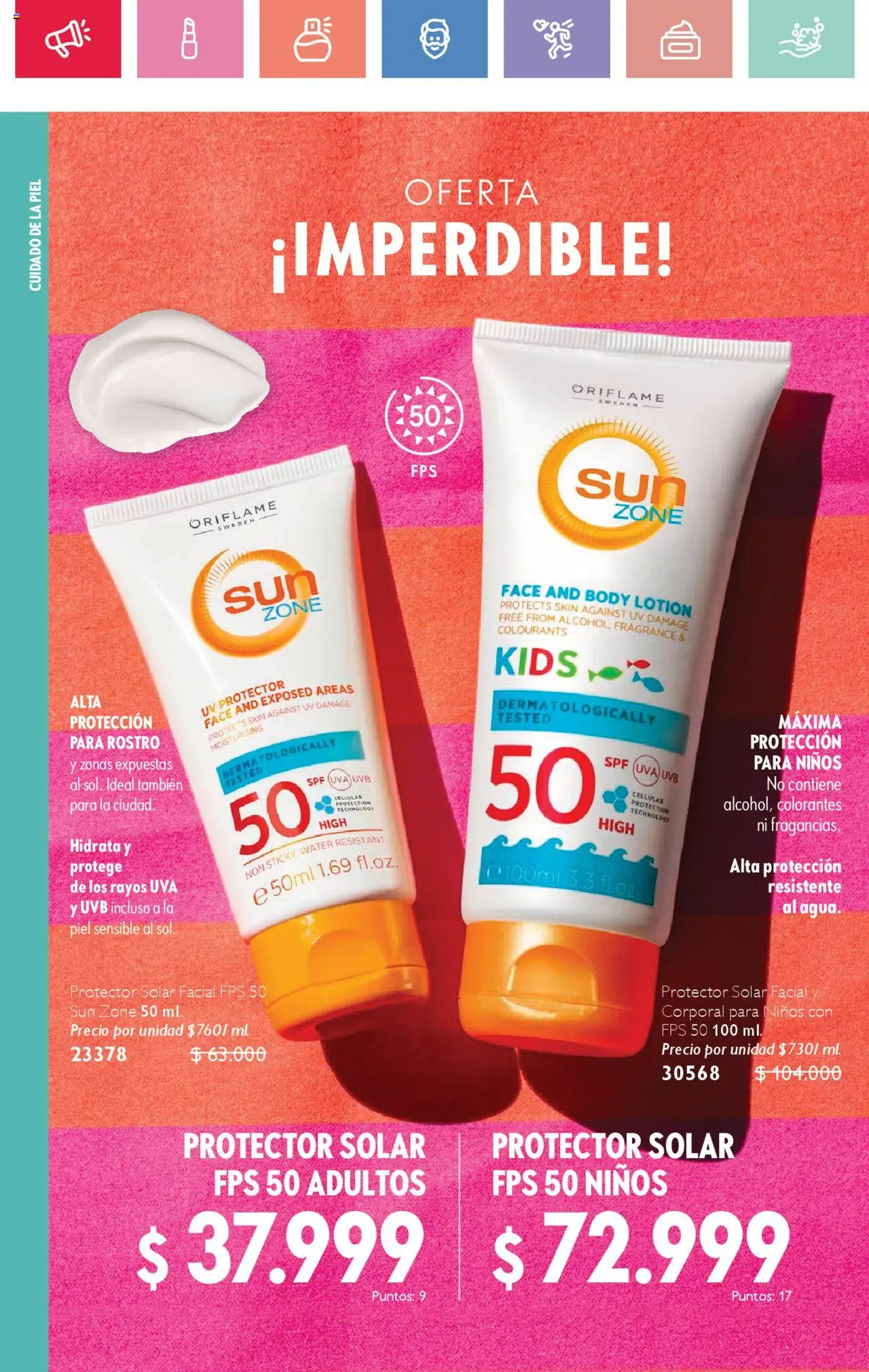 Oriflame revista - valida desde el 02.08.2025 | Página: 58 | Productos: Body, Uva, Protector solar
